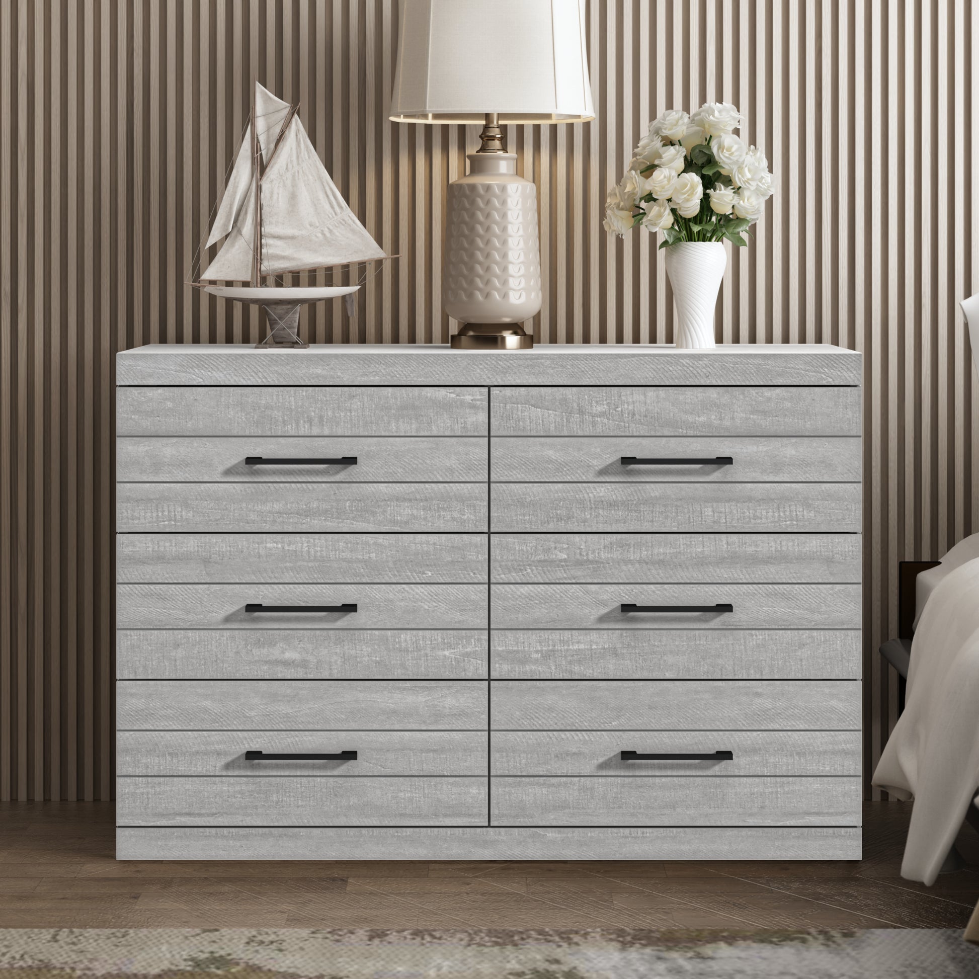 Galano Hamsper 6 Drawer Dresser (Interlock)