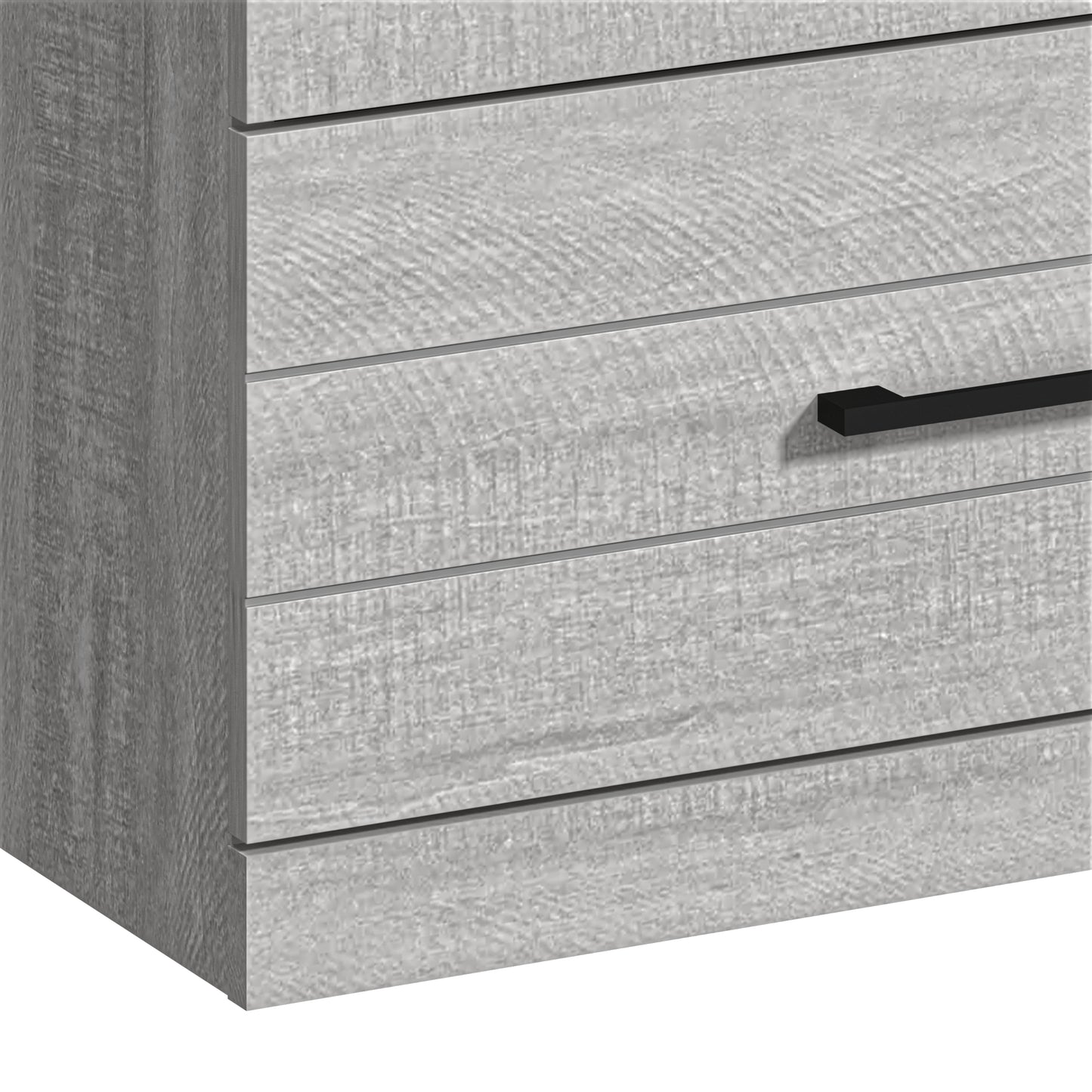 Galano Hamsper 6 Drawer Dresser (Interlock) - Dusty Grey Oak