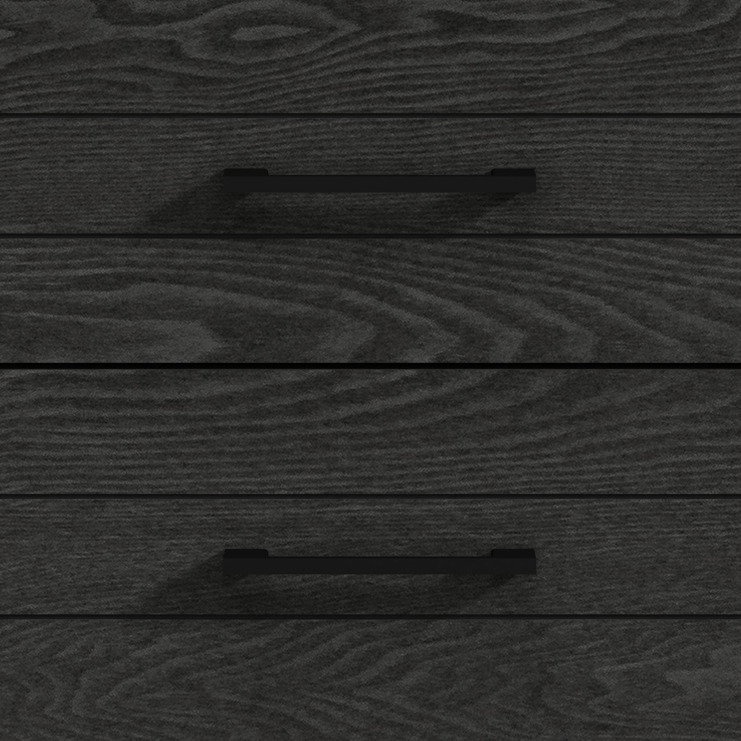 Galano Hamsper 5 Drawer Chest (Interlock) - Dark Grey Oak