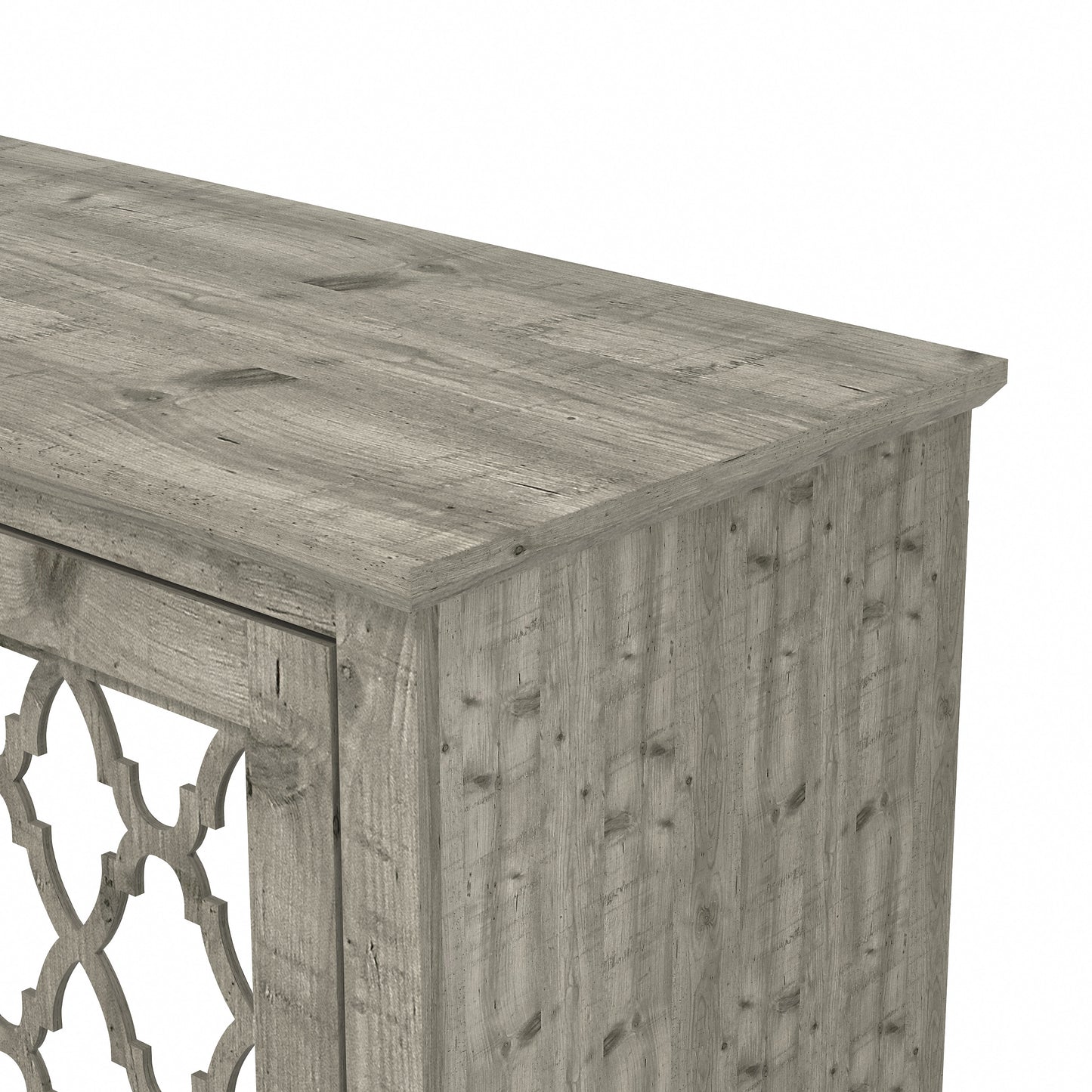Galano Heron 2 Door Accent Cabinet - Mexican Grey