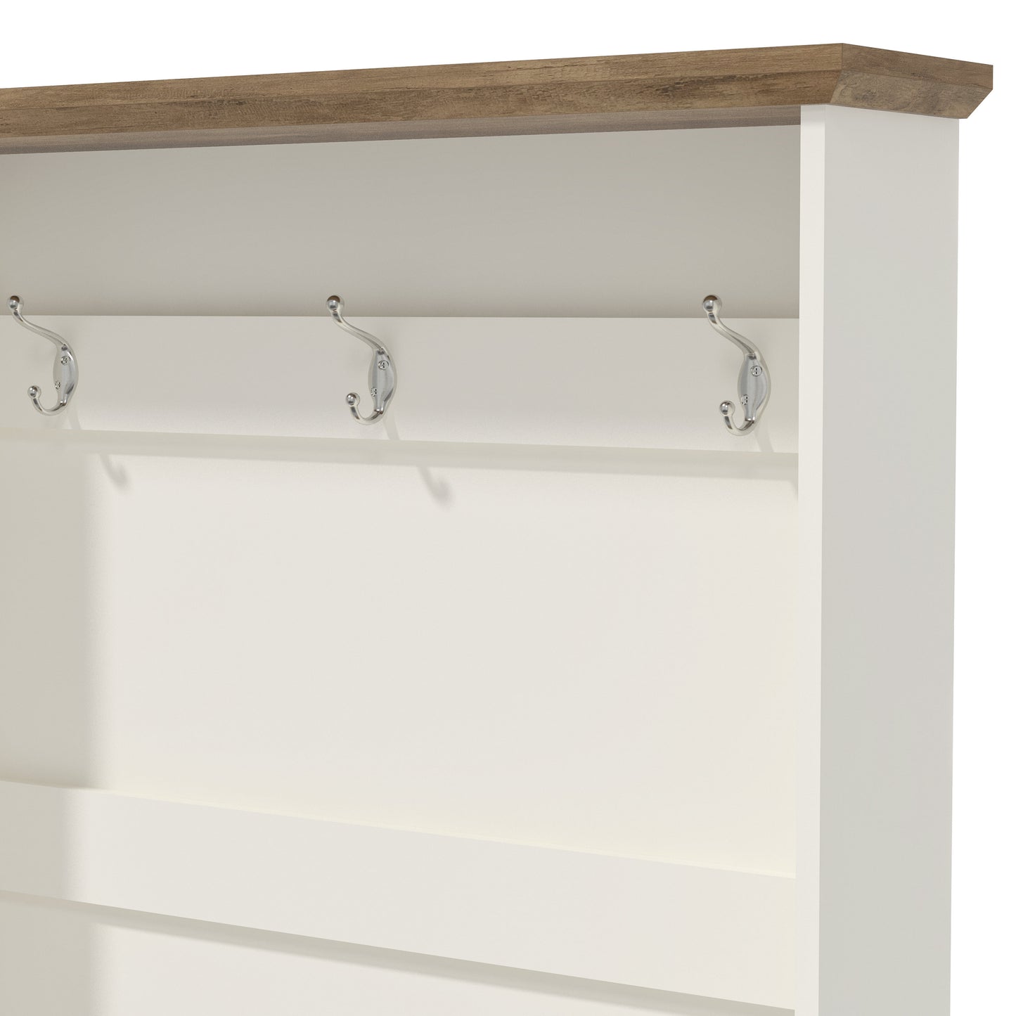 Galano Calidia Cizens Hall Tree - Ivory
