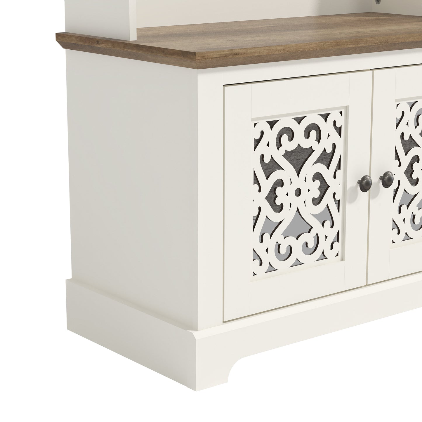 Galano Calidia Cizens Hall Tree - Ivory
