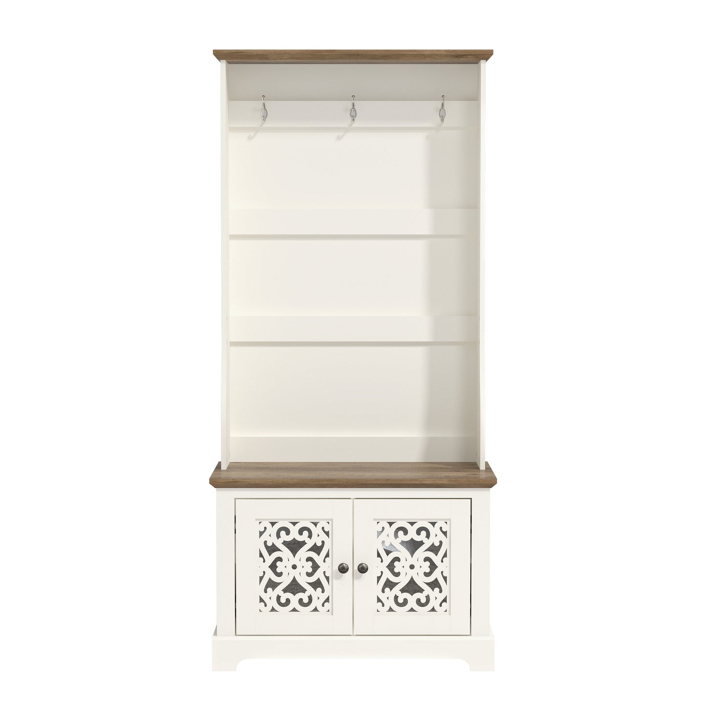 Galano Calidia Cizens Hall Tree - Ivory