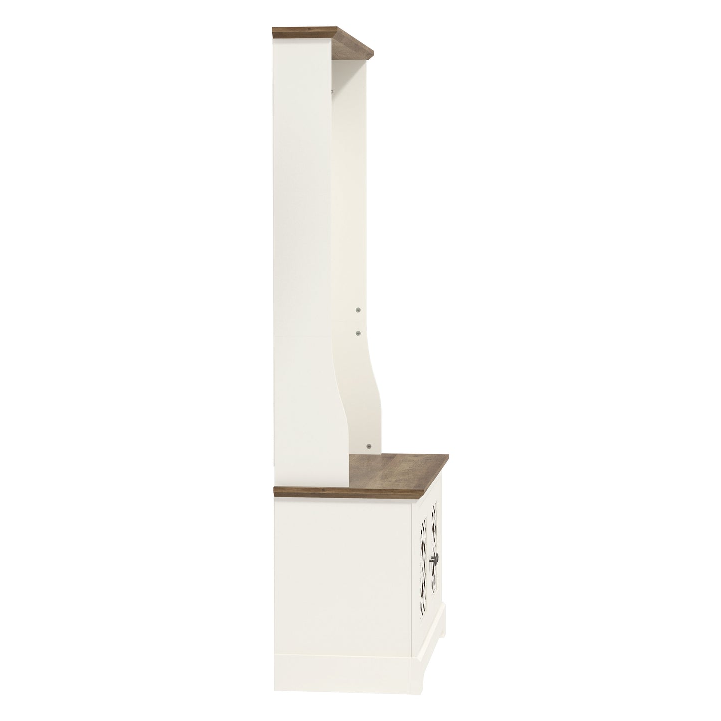 Galano Calidia Cizens Hall Tree - Ivory