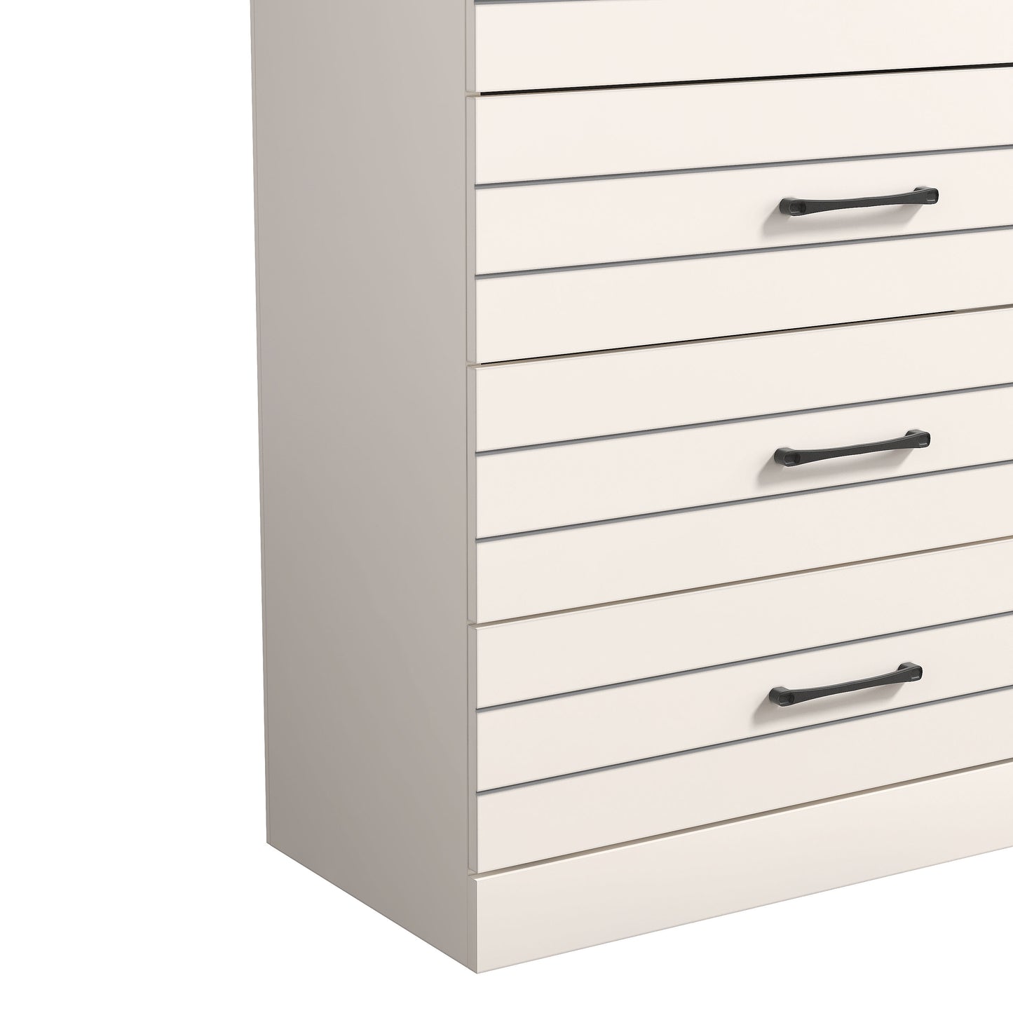 Galano Uf Elis 5 Drawer Chest (Interlock) - Ivory