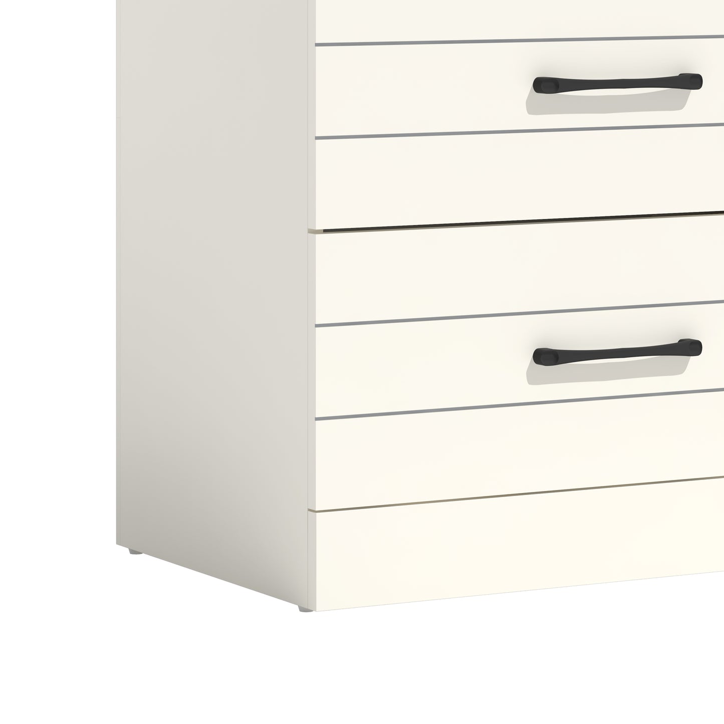 Galano Uf Elis 6 Drawer Dresser (Interlock) - Ivory