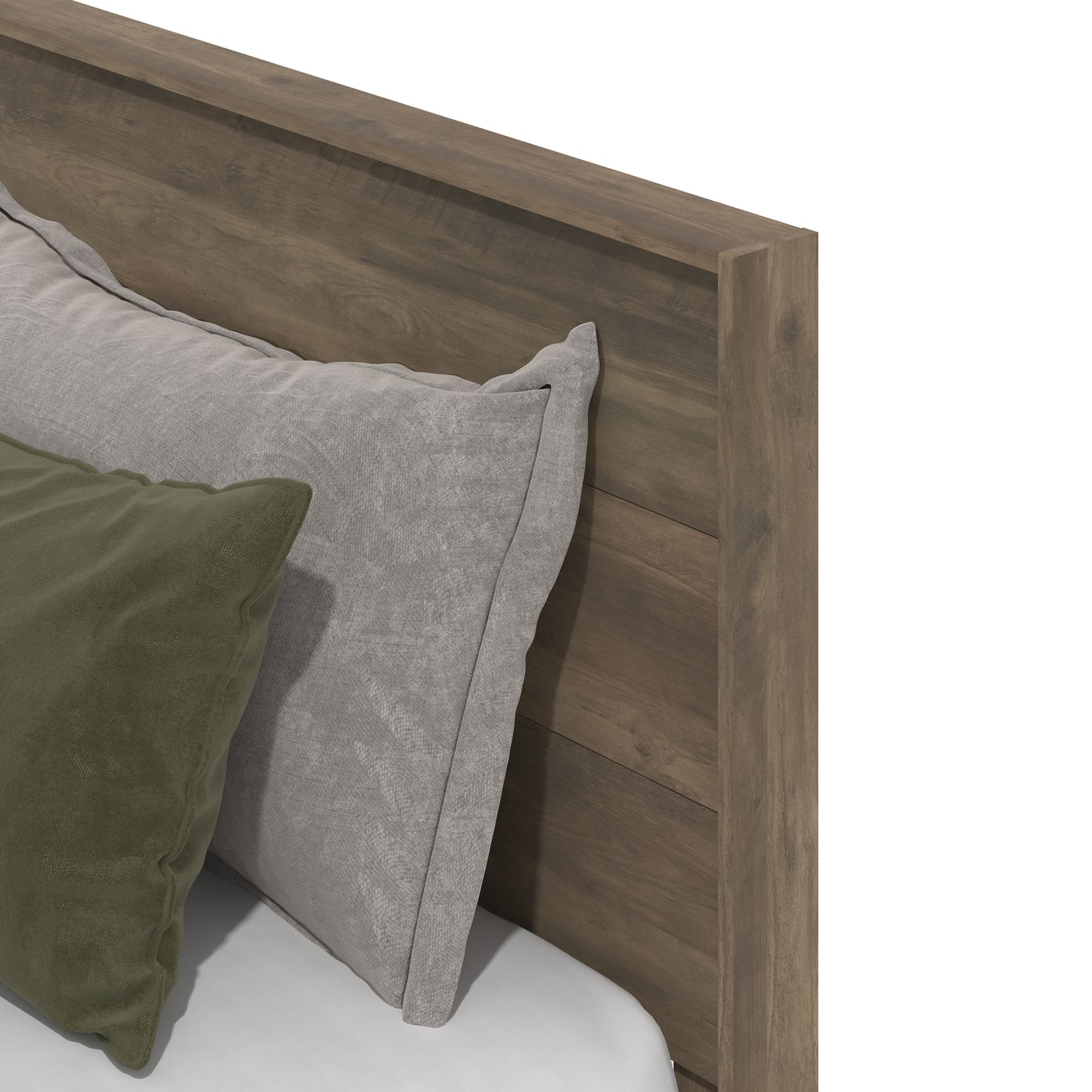 Galano King Payne Luxe Bed with Headboard – Beige