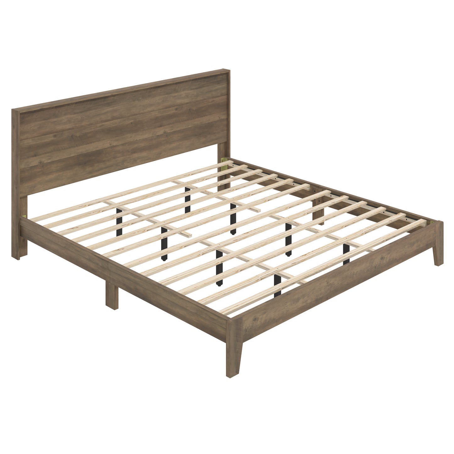 Galano King Payne Luxe Bed with Headboard – Beige