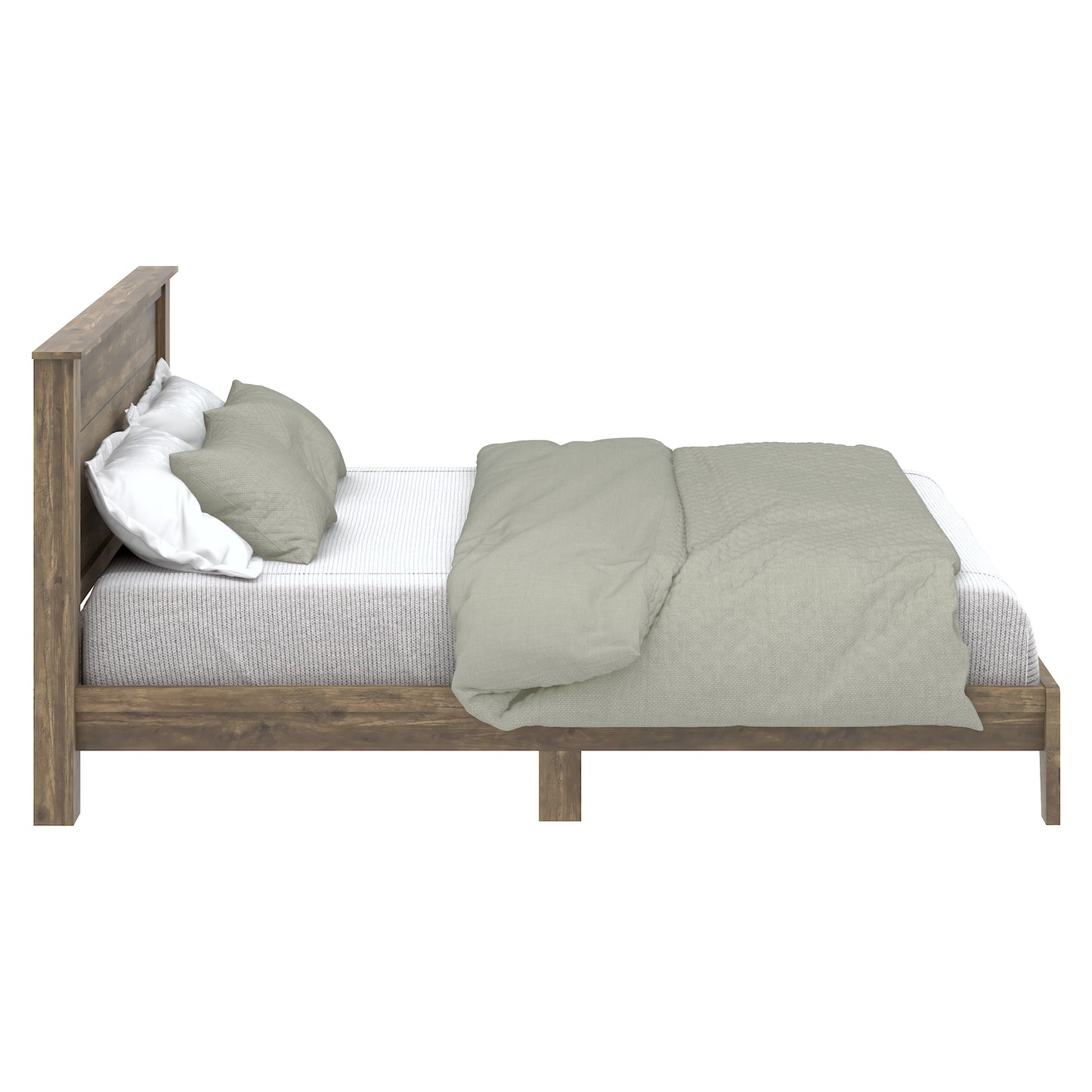 Galano King Tiena Lencia Bed with Headboard – Knotty Oak