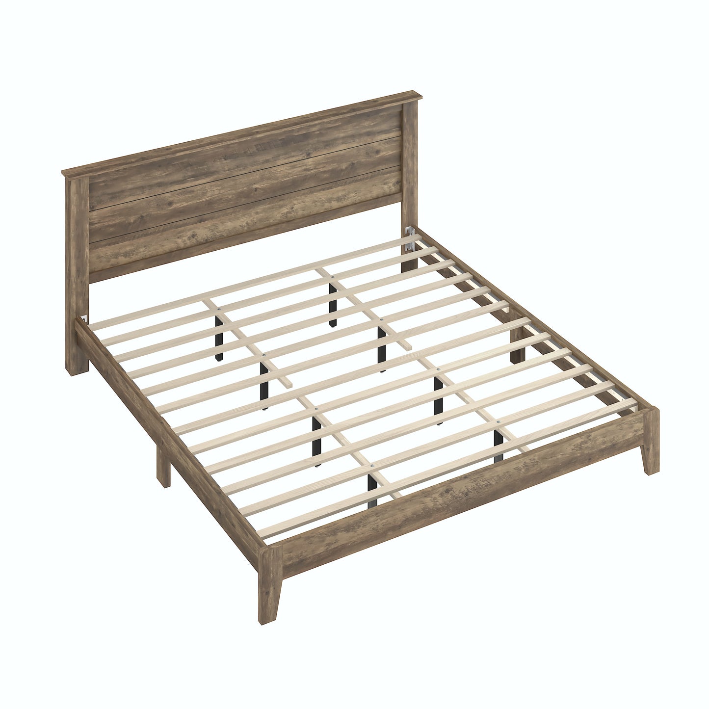 Galano King Tiena Lencia Bed with Headboard – Knotty Oak