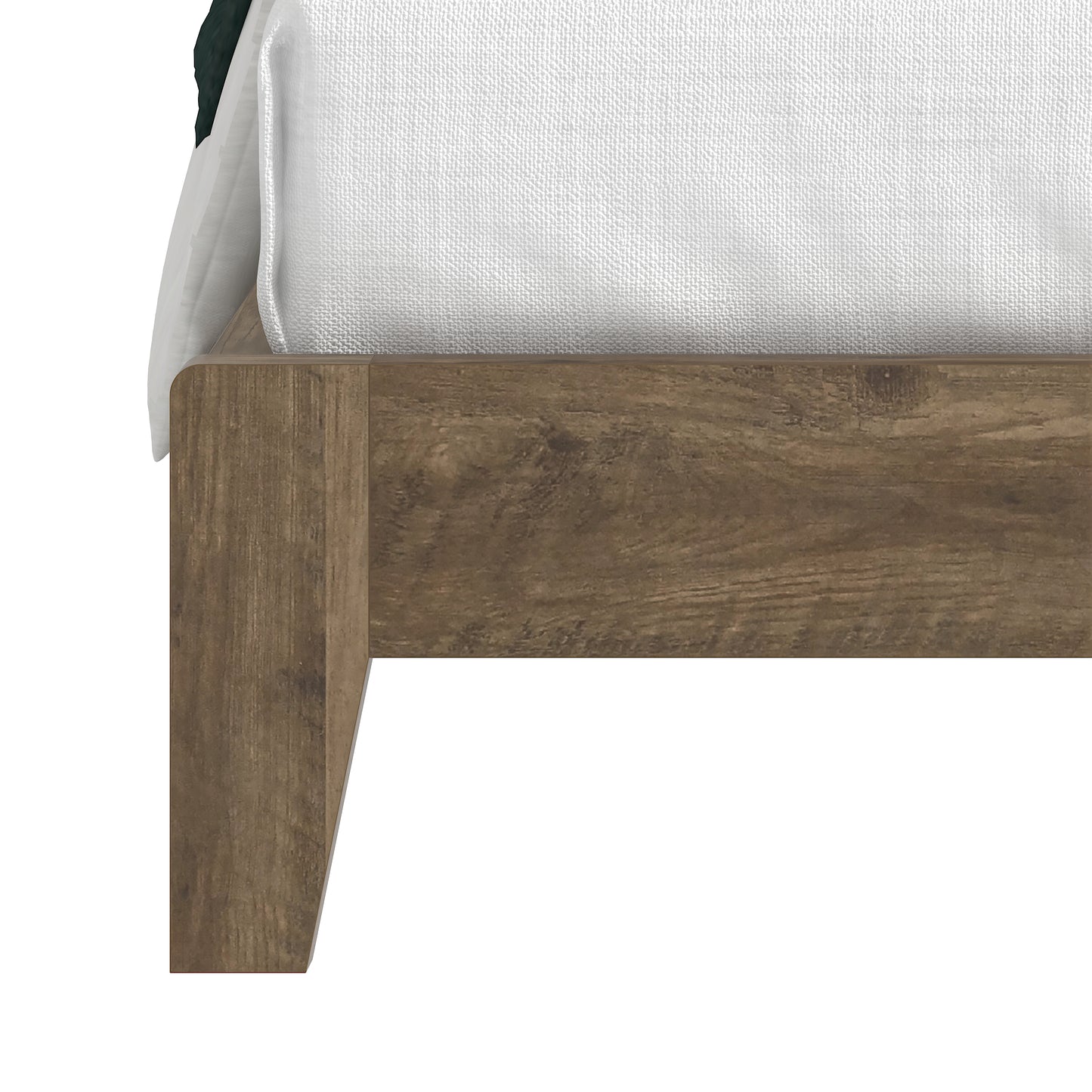Galano Queen Payne Luxe Bed with Headboard – Knotty Oak