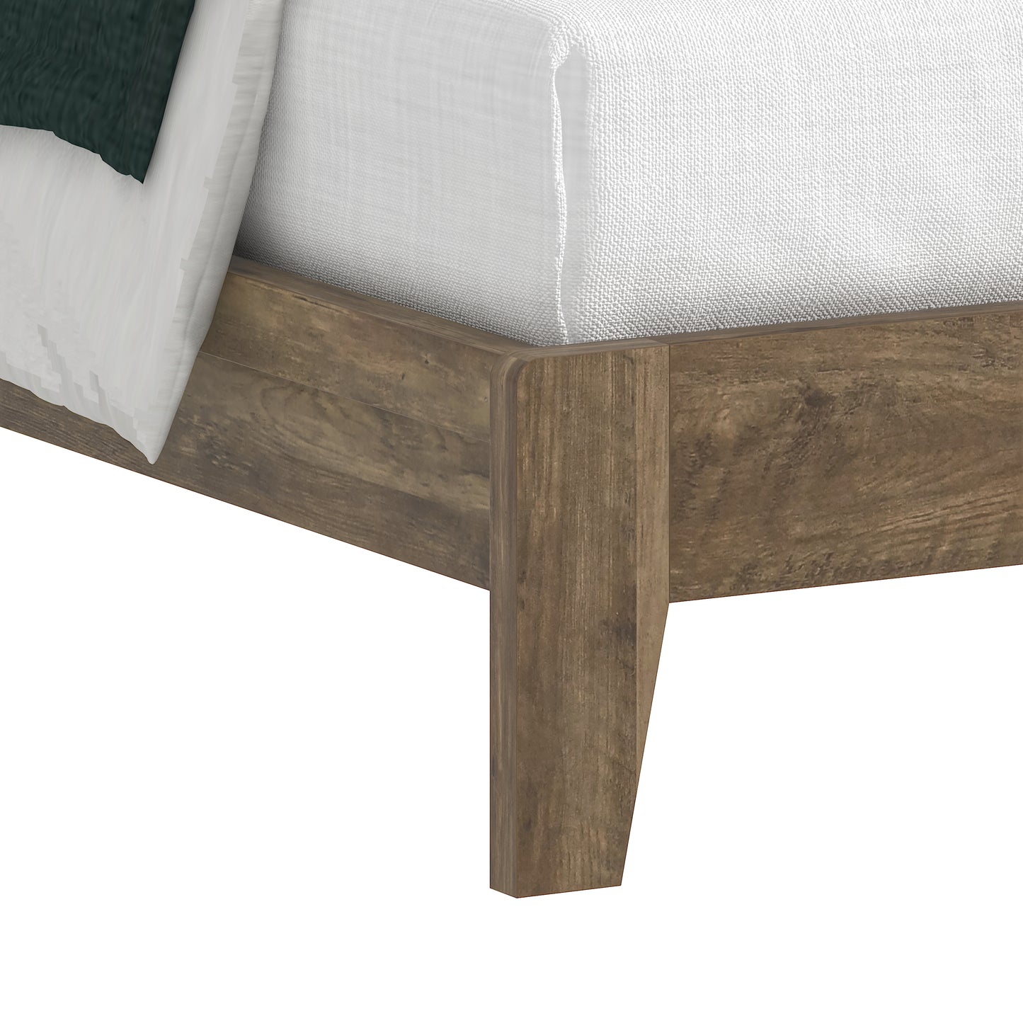 Galano Queen Payne Luxe Bed with Headboard – Knotty Oak