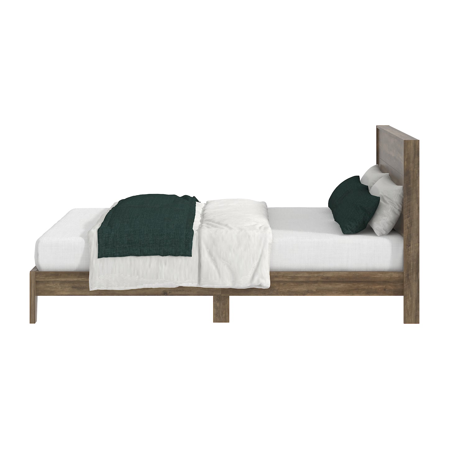 Galano Queen Payne Luxe Bed with Headboard – Knotty Oak