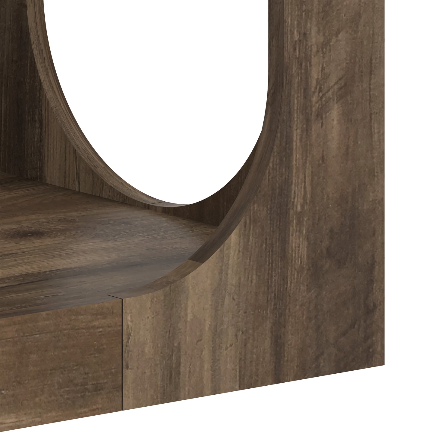 Galano Doyle End Table - Knotty Oak