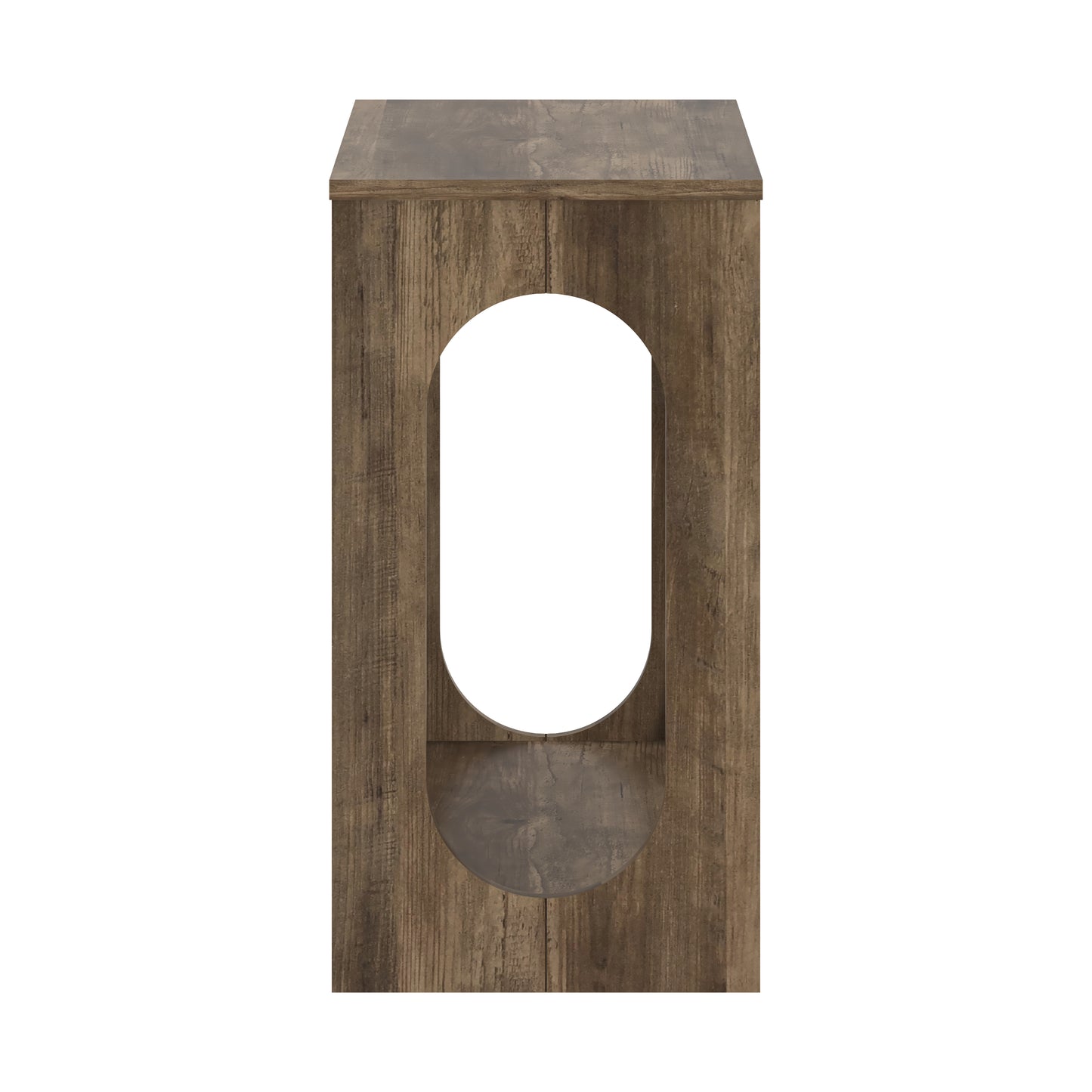 Galano Doyle End Table - Knotty Oak