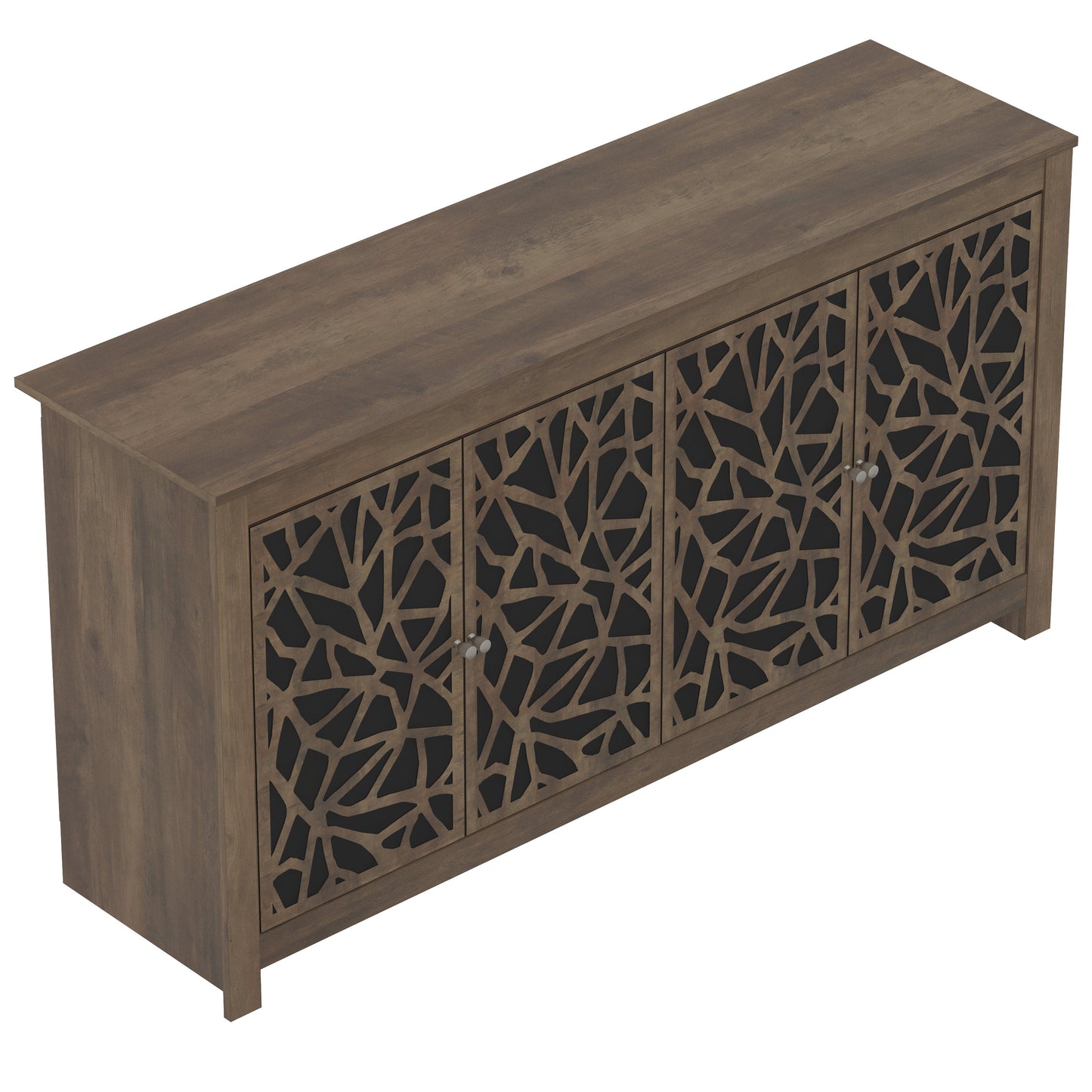Galano Culbreath 4 Door Sideboard - Knotty Oak
