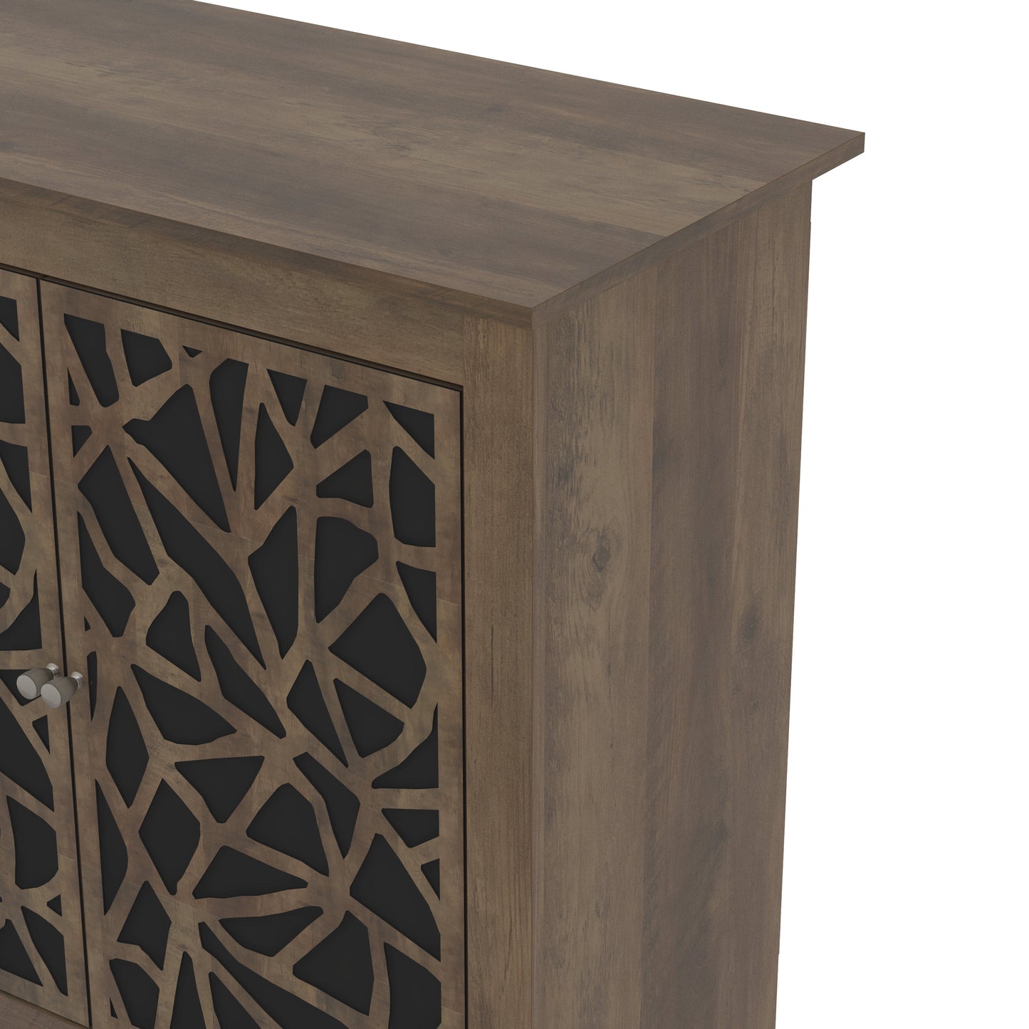 Galano Culbreath 4 Door Sideboard - Knotty Oak