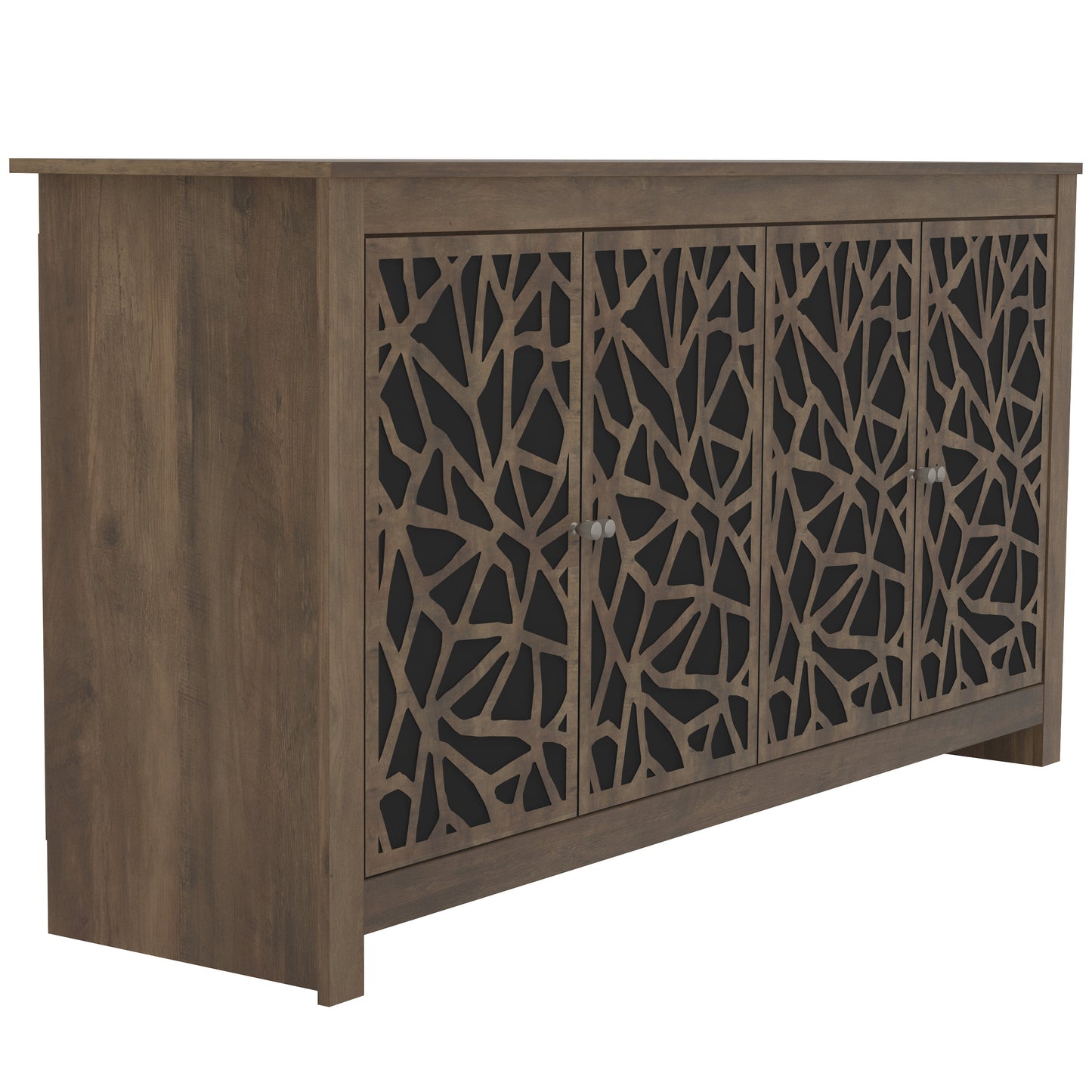 Galano Culbreath 4 Door Sideboard - Knotty Oak
