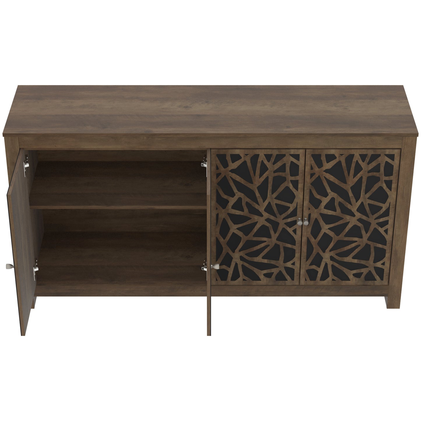 Galano Culbreath 4 Door Sideboard - Knotty Oak
