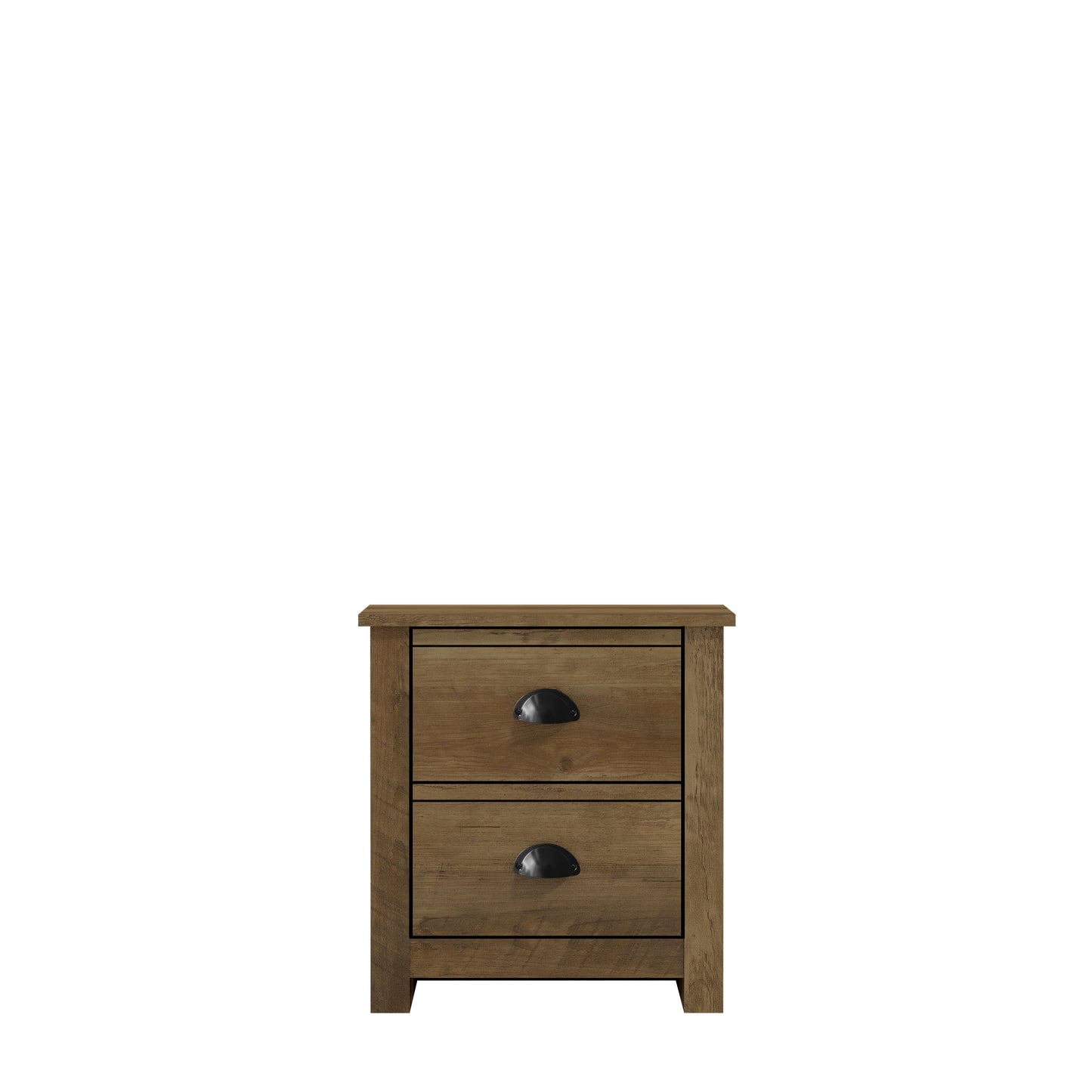 Galano Geodarno 2-Drawer Nightstand with Storage – Knotty Oak