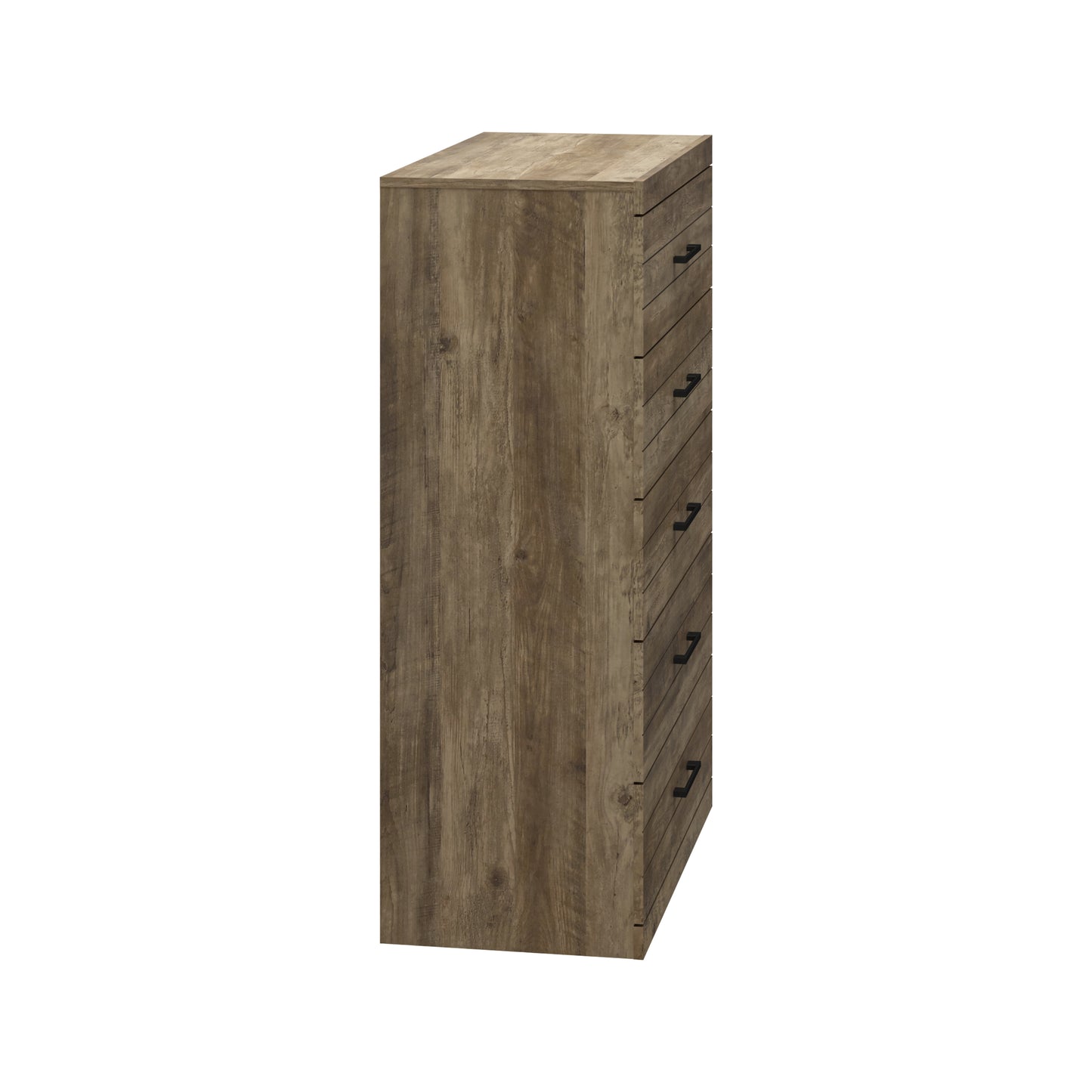 Galano Hamsper 5 Drawer Chest (Interlock) - Knotty Oak