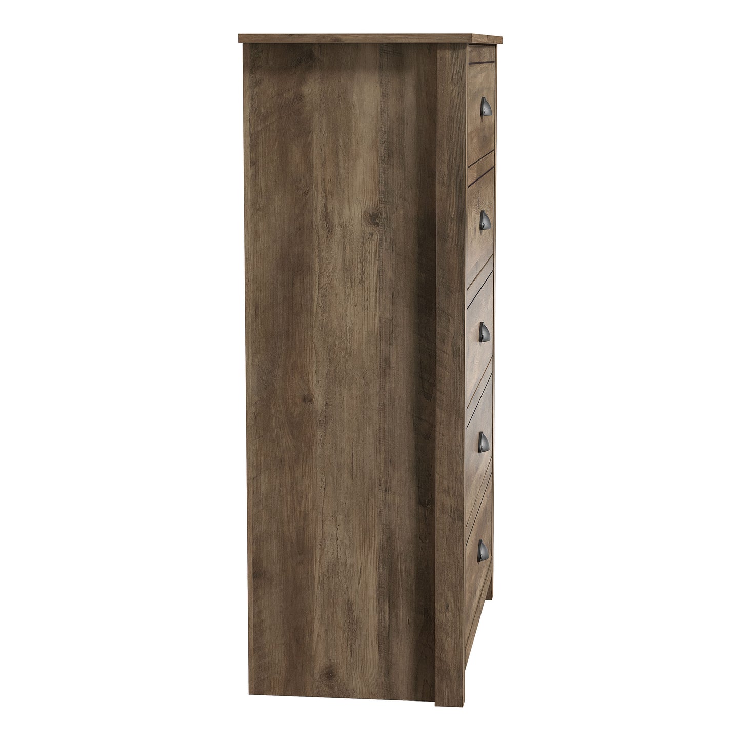 Galano Geodarno 5 Drawer Chest (Interlock) - Knotty Oak