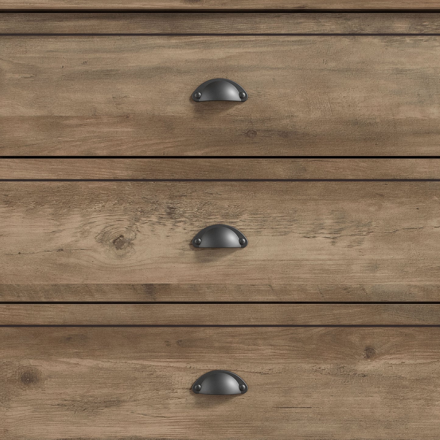 Galano Geodarno 5 Drawer Chest (Interlock) - Knotty Oak