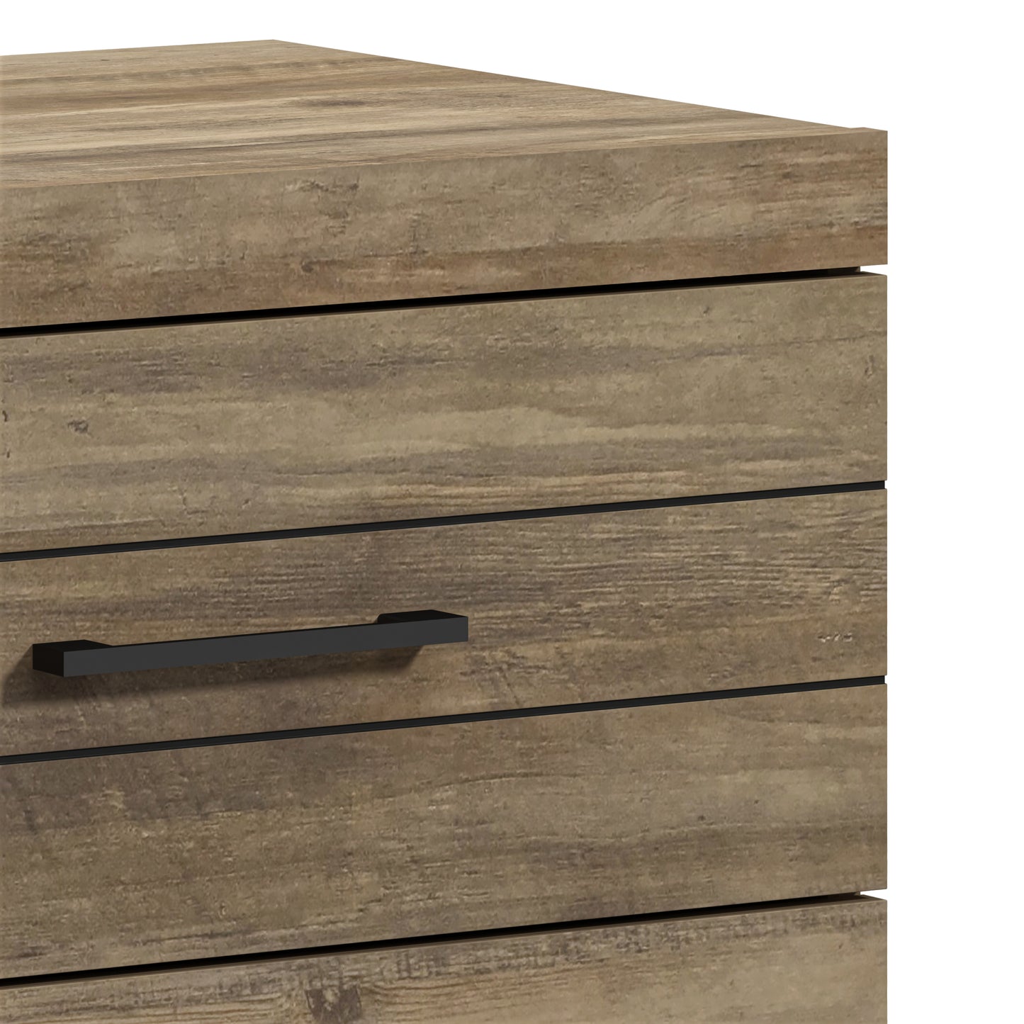 Galano Hamsper 6 Drawer Dresser (Interlock) - Knotty Oak