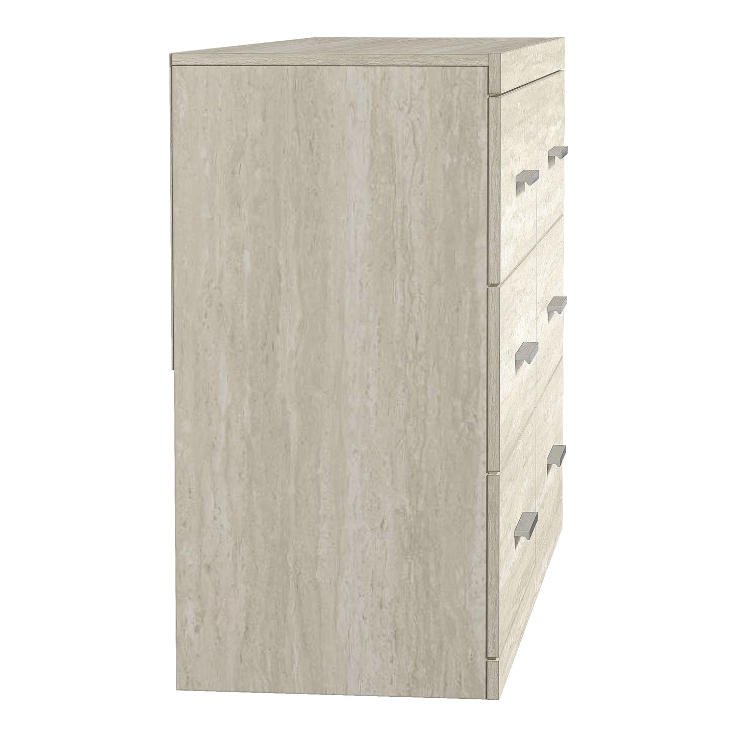 Galano Carmelo 6 Drawer Dresser (Interlock) - Travertine