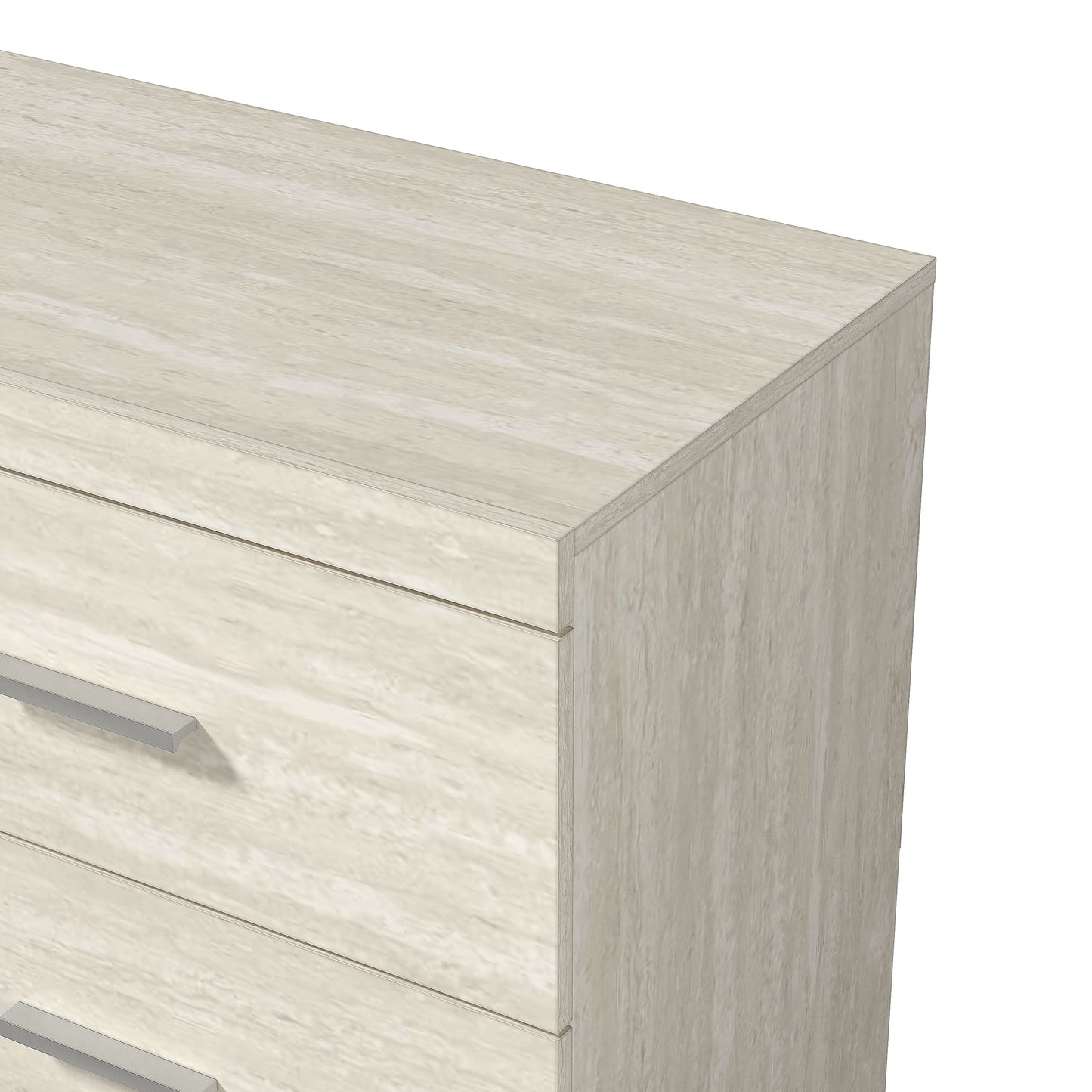 Galano Carmelo 6 Drawer Dresser (Interlock) - Travertine