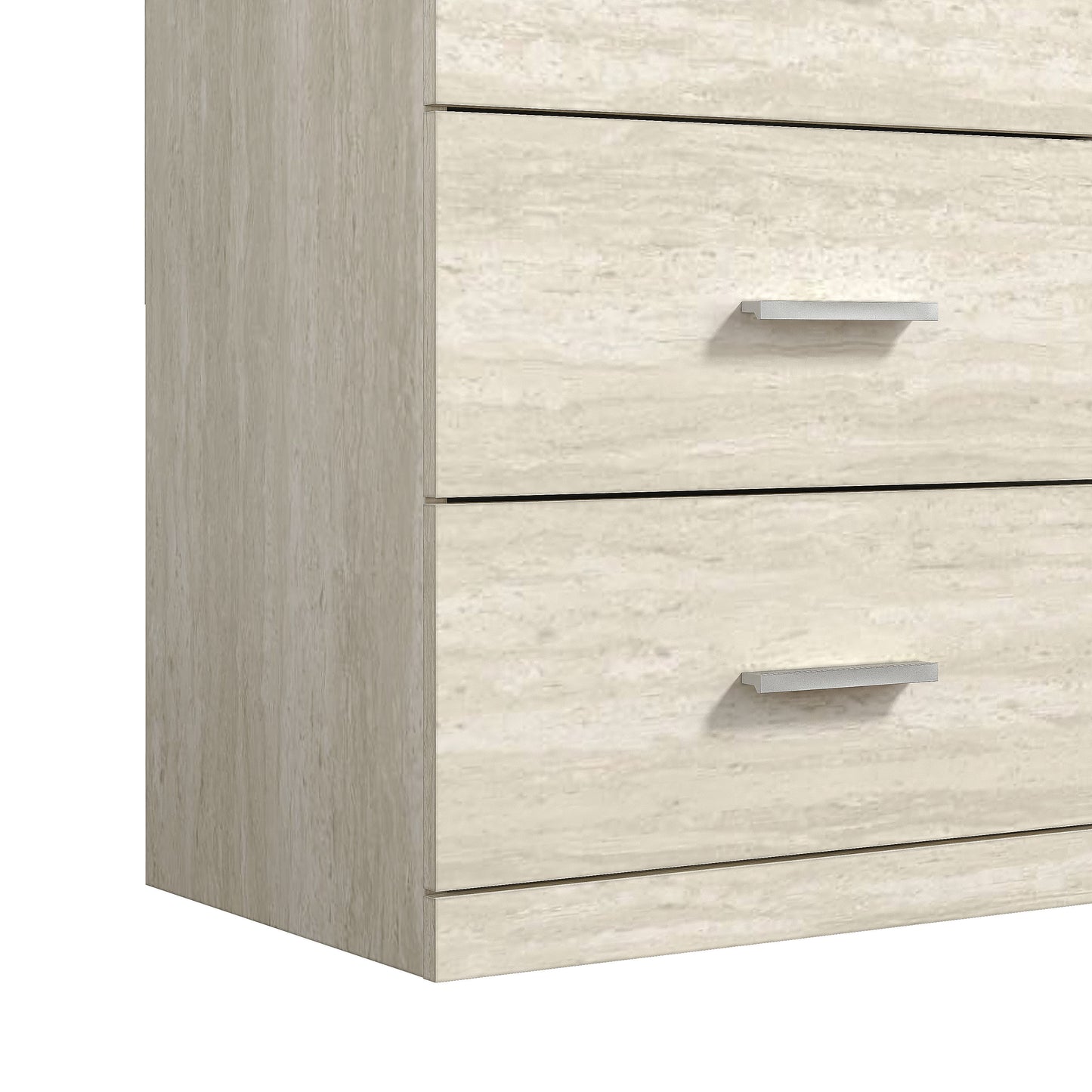 Galano Carmelo 6 Drawer Dresser (Interlock) - Travertine