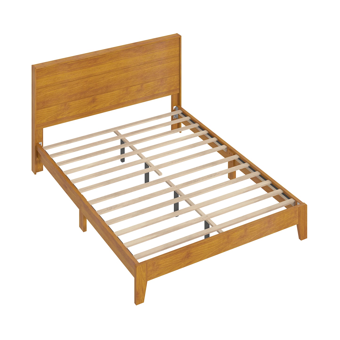 Galano Queen Payne Luxe Bed with Headboard – Gray