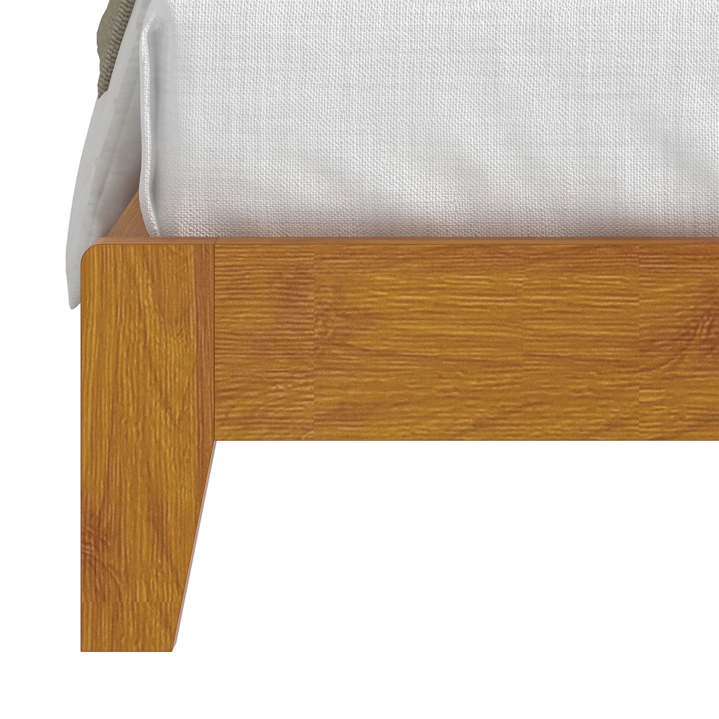 Galano Queen Payne Luxe Bed with Headboard – Gray
