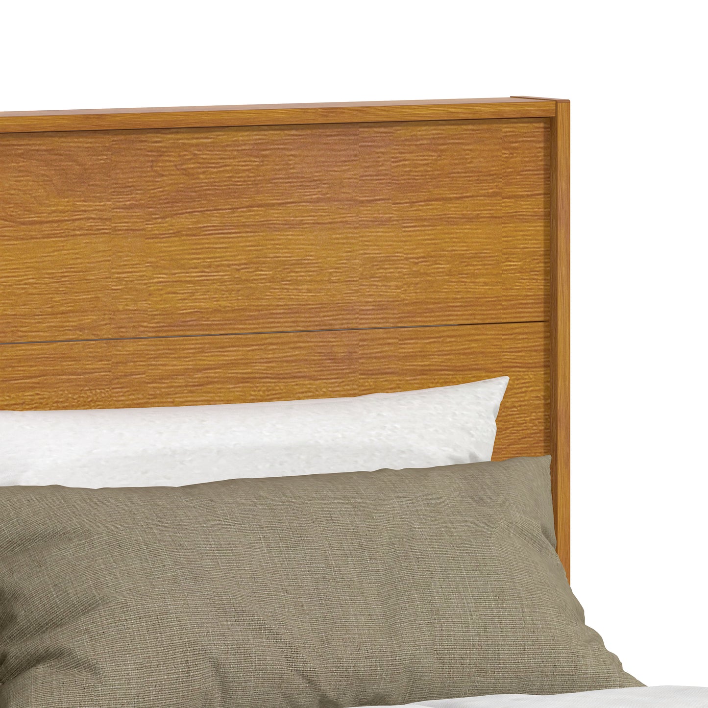 Galano Queen Payne Luxe Bed with Headboard – Gray