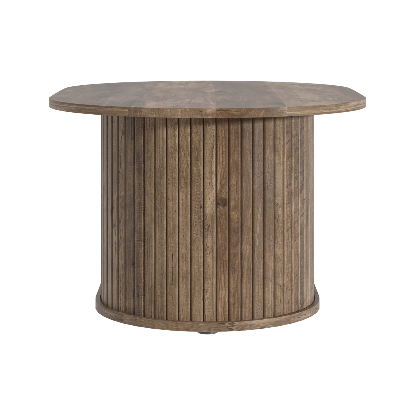 Galano Fluted Oblong Coffee Table 31" W × 21.7" D × 14.9" H
