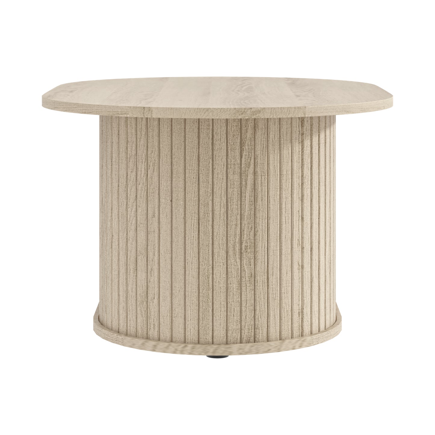 Galano Fluted Oblong Coffee Table 31" W × 21.7" D × 14.9" H