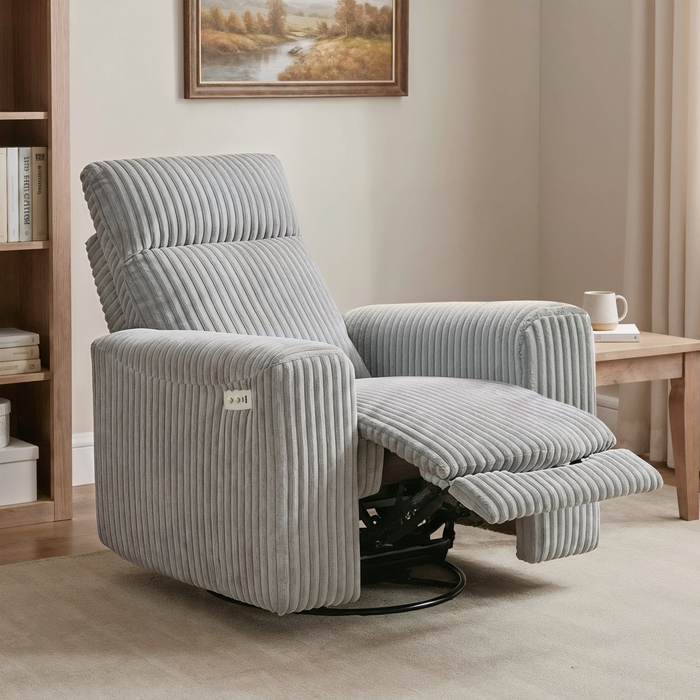 Galano Power Recliner with USB Charging 37.2" W x 37." D x 40.75" H