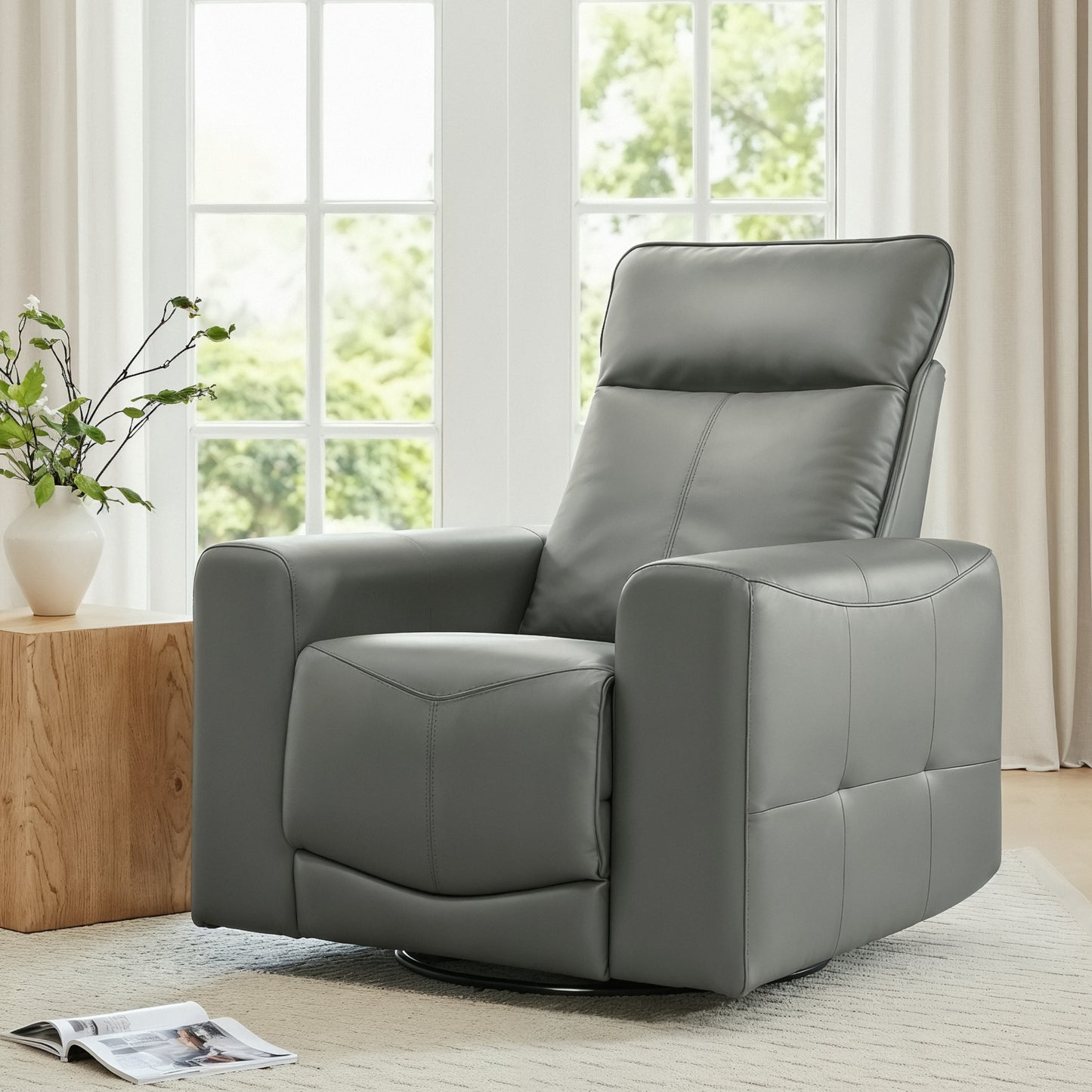 Galano Power Recliner with USB Charging 37.2" W x 37." D x 40.75" H