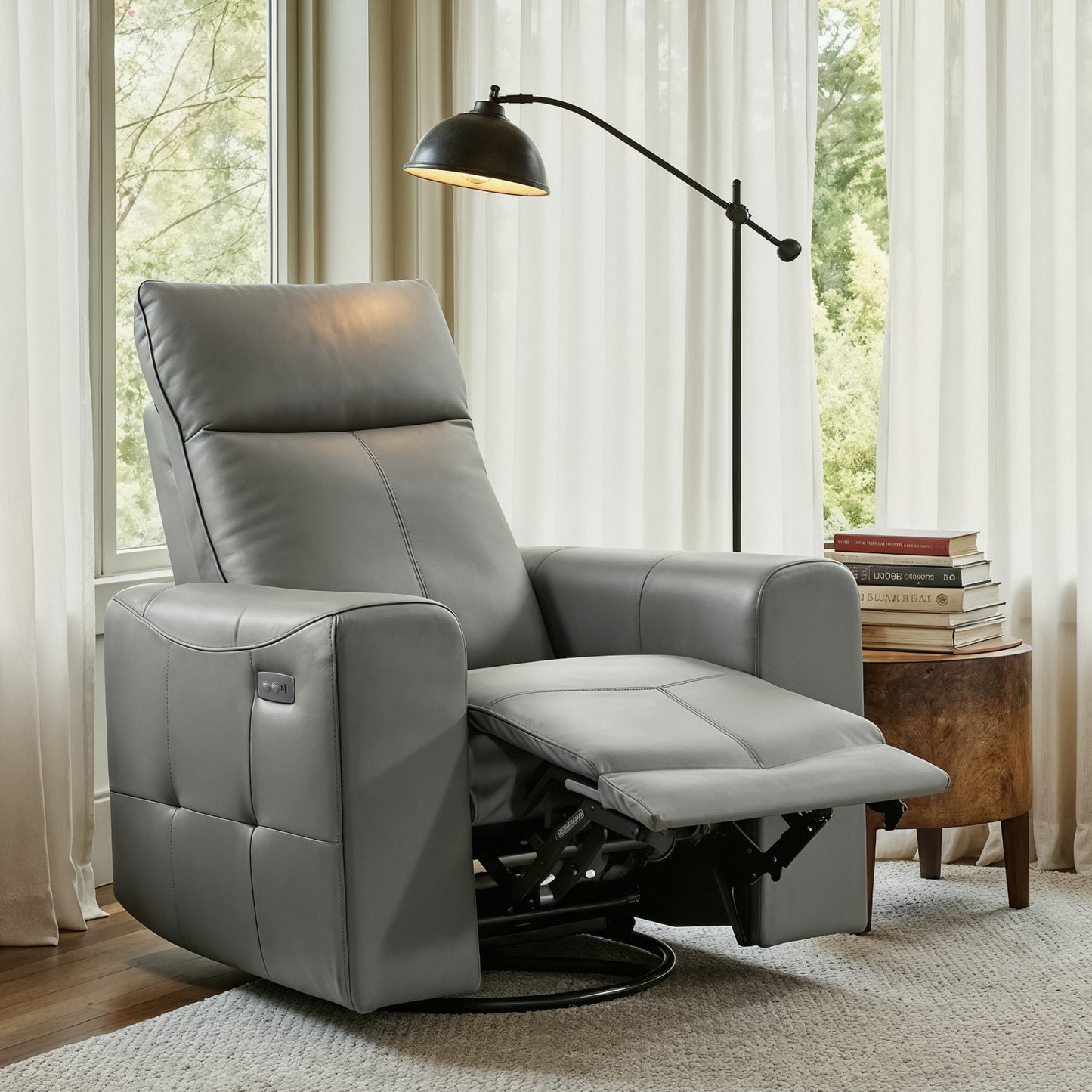 Galano Power Recliner with USB Charging 37.2" W x 37." D x 40.75" H