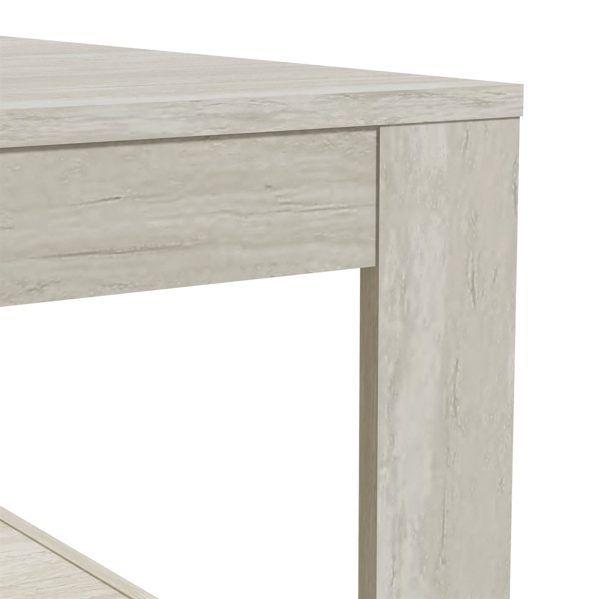 GALANO Square Coffee Table with Open Storage Shelf, 31.5", 1-Piece