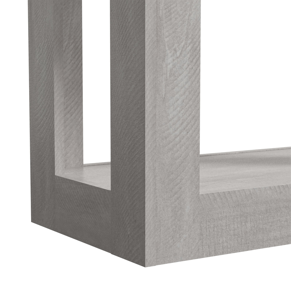 GALANO Rectangular End Table with Lower Storage Shelf, 23.6", 1-Piece