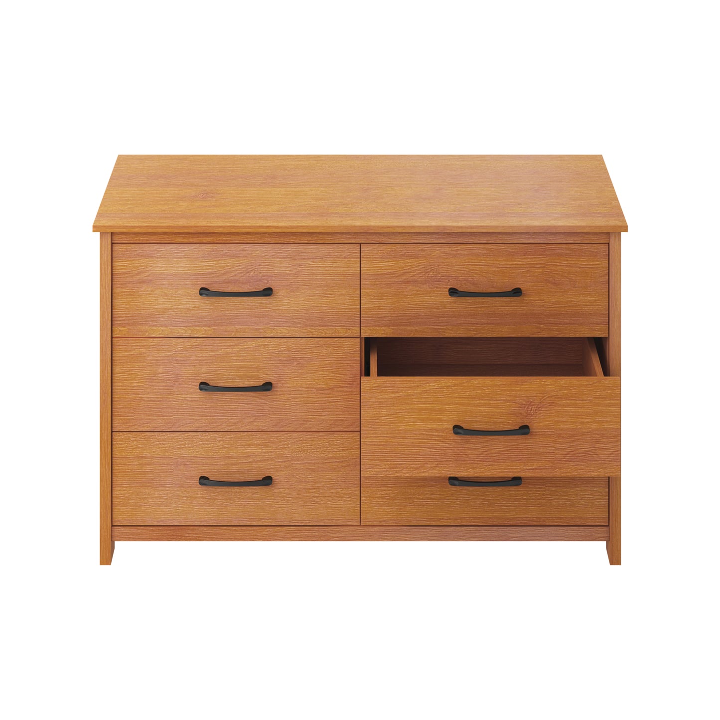 Galano 6-Drawer Dresser with Interlock Safety 47" W x 15.6" D x 31.3" H