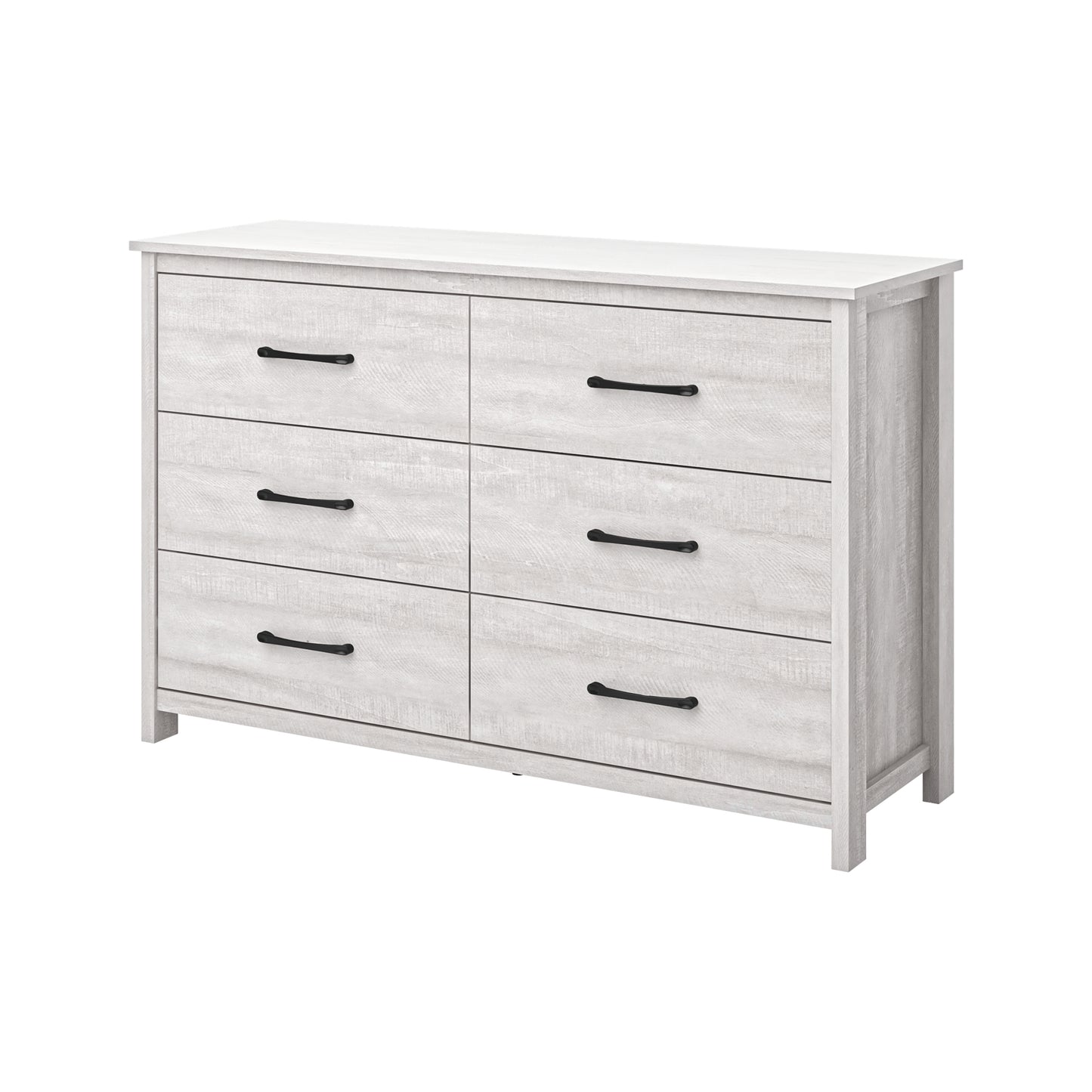 Galano 6-Drawer Dresser with Interlock Safety 47" W x 15.6" D x 31.3" H