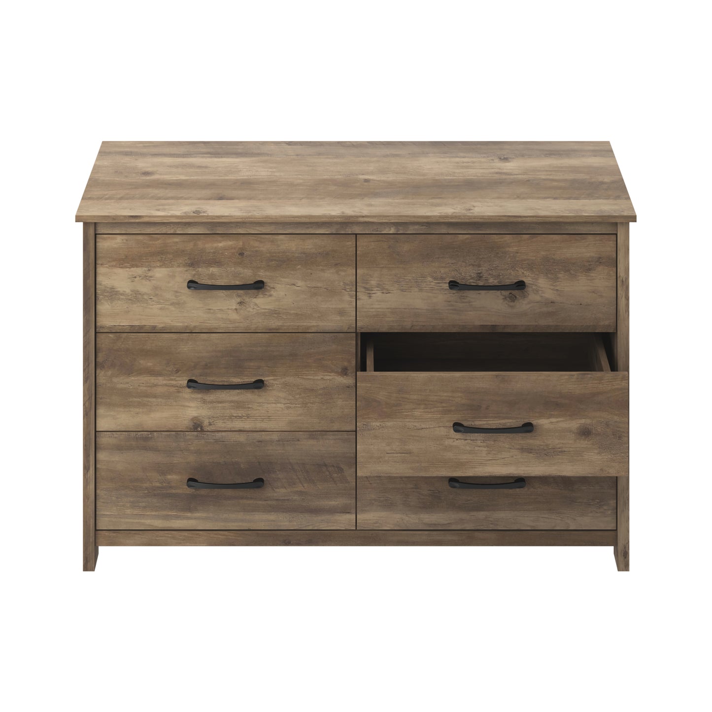 Galano 6-Drawer Dresser with Interlock Safety 47" W x 15.6" D x 31.3" H