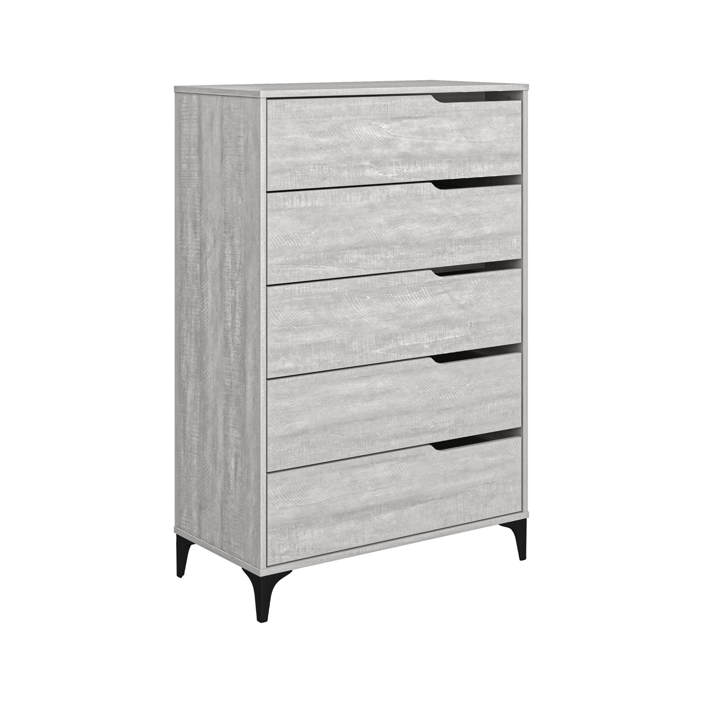 Galano 5-Drawer Dresser with Metal Slides 30.7" W × 15.6" D × 46.4" H