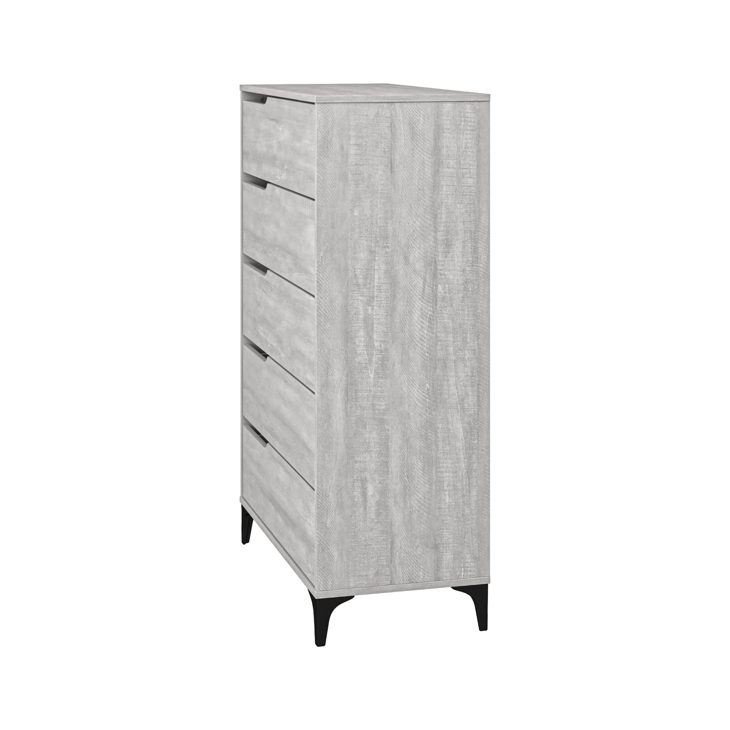 Galano 5-Drawer Dresser with Metal Slides 30.7" W × 15.6" D × 46.4" H