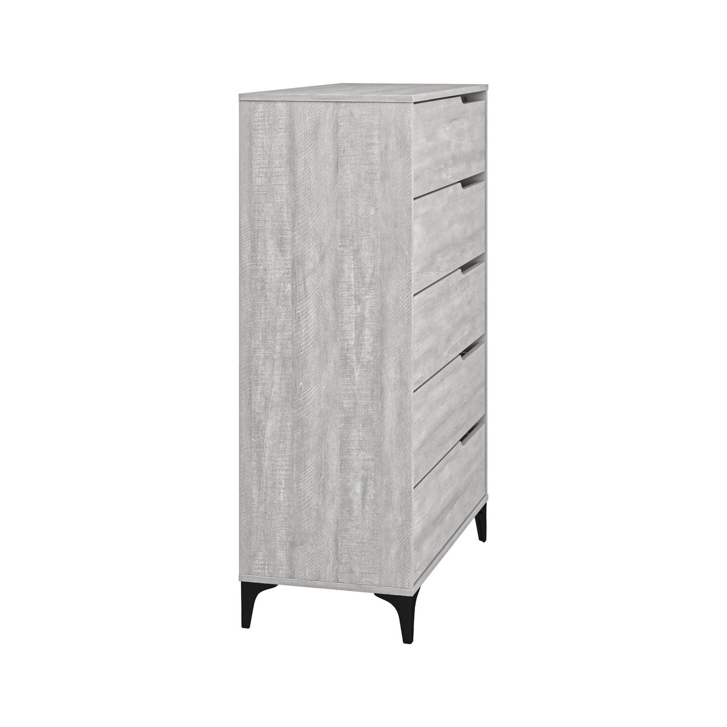 Galano 5-Drawer Dresser with Metal Slides 30.7" W × 15.6" D × 46.4" H