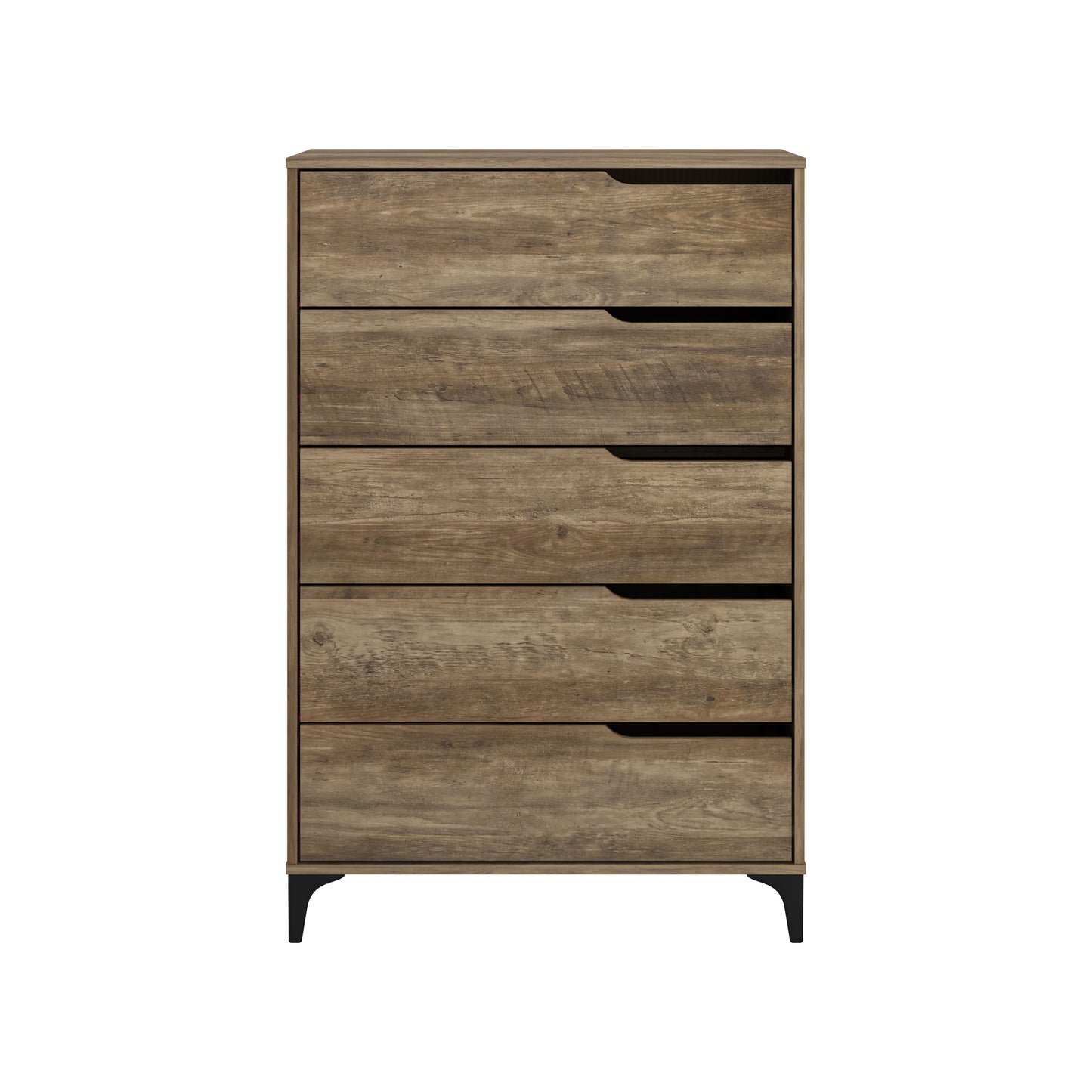 Galano 5-Drawer Dresser with Metal Slides 30.7" W × 15.6" D × 46.4" H