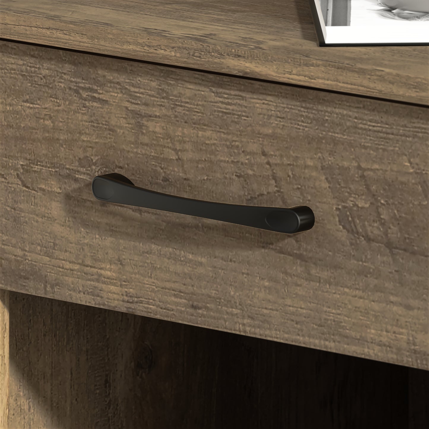 Galano Modern 1-Drawer Nightstand with Open Storage (Set of 2) 18.9" W × 16.5" D × 20.3" H