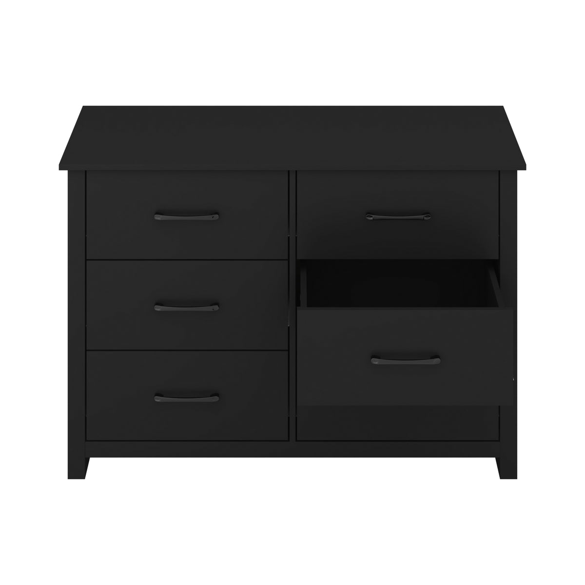 GALANO 3+3 Drawer Double Dresser with Interlocking Drawers